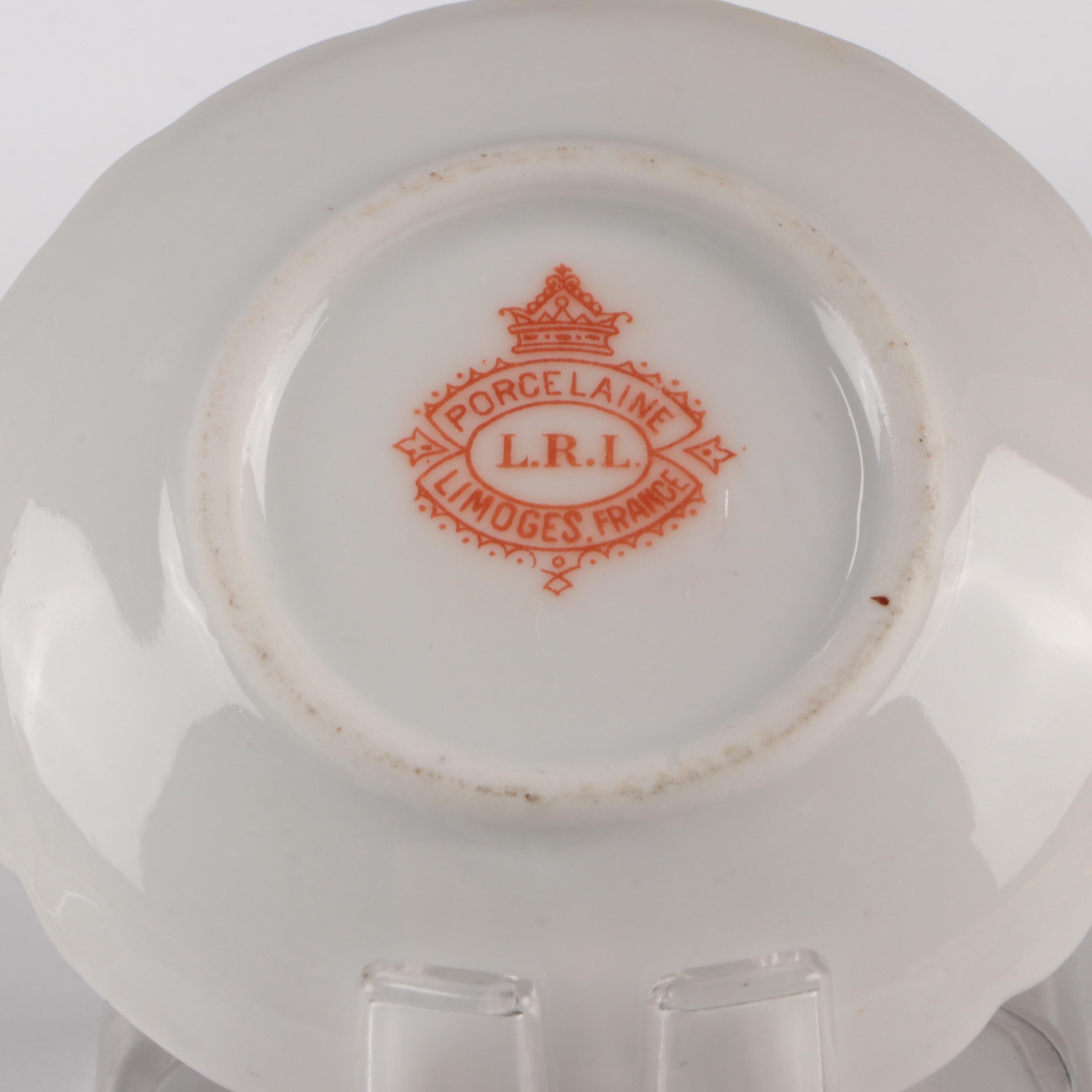 Black Knight Porcelain Plates with Limoges and Other Tableware and Accessories