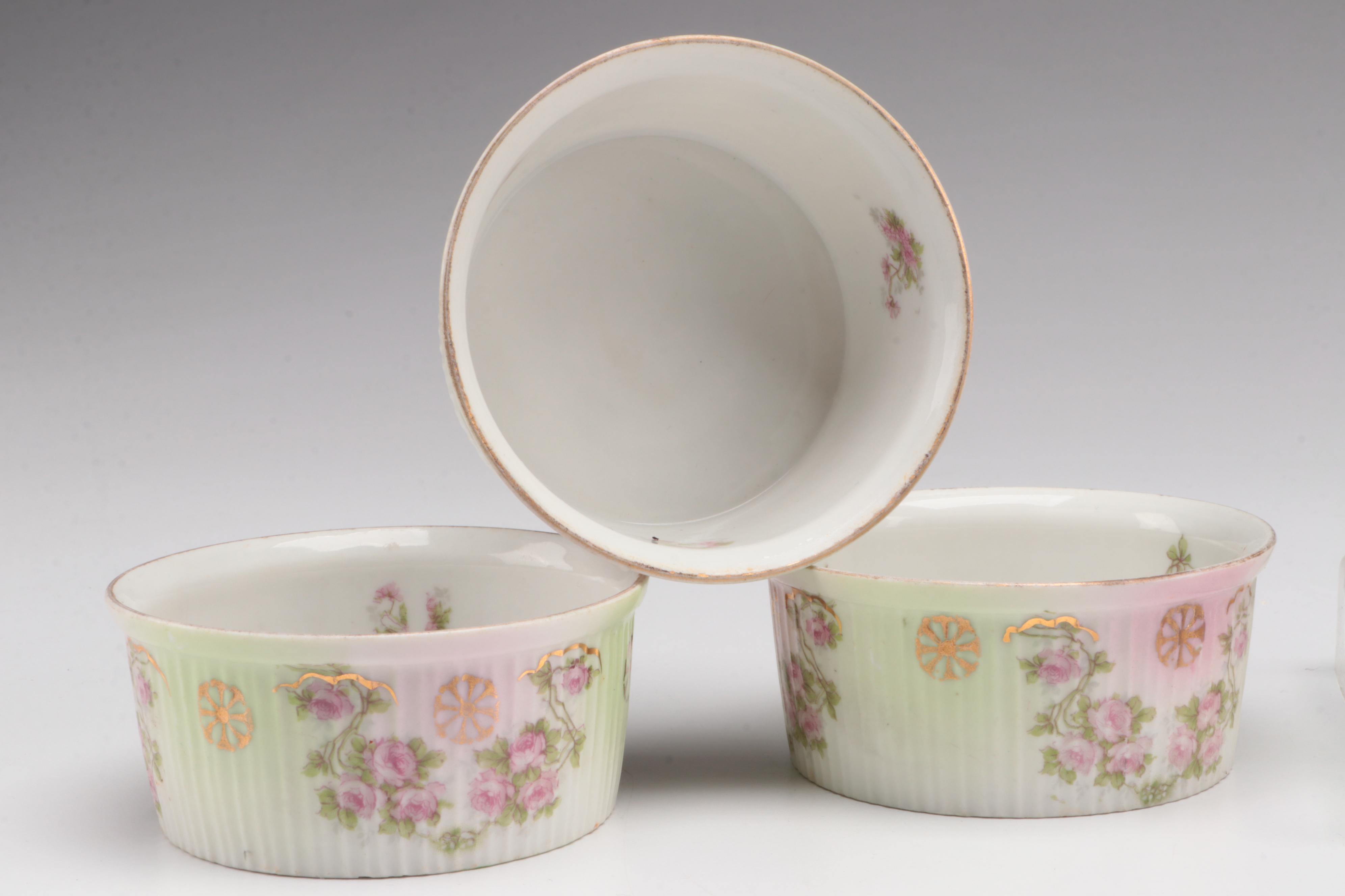 Black Knight Porcelain Plates with Limoges and Other Tableware and Accessories