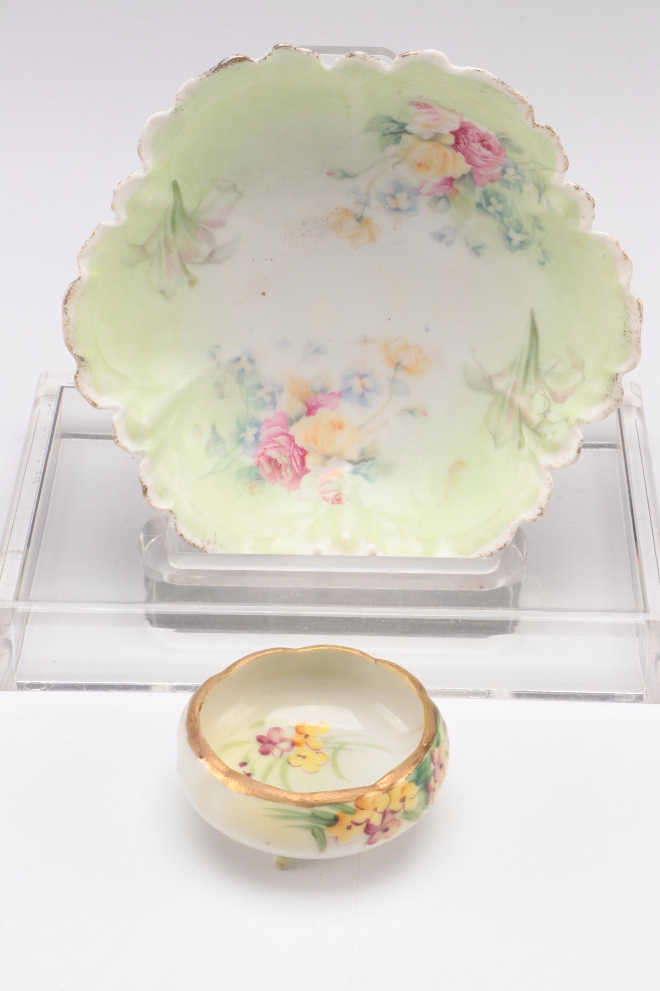 Black Knight Porcelain Plates with Limoges and Other Tableware and Accessories