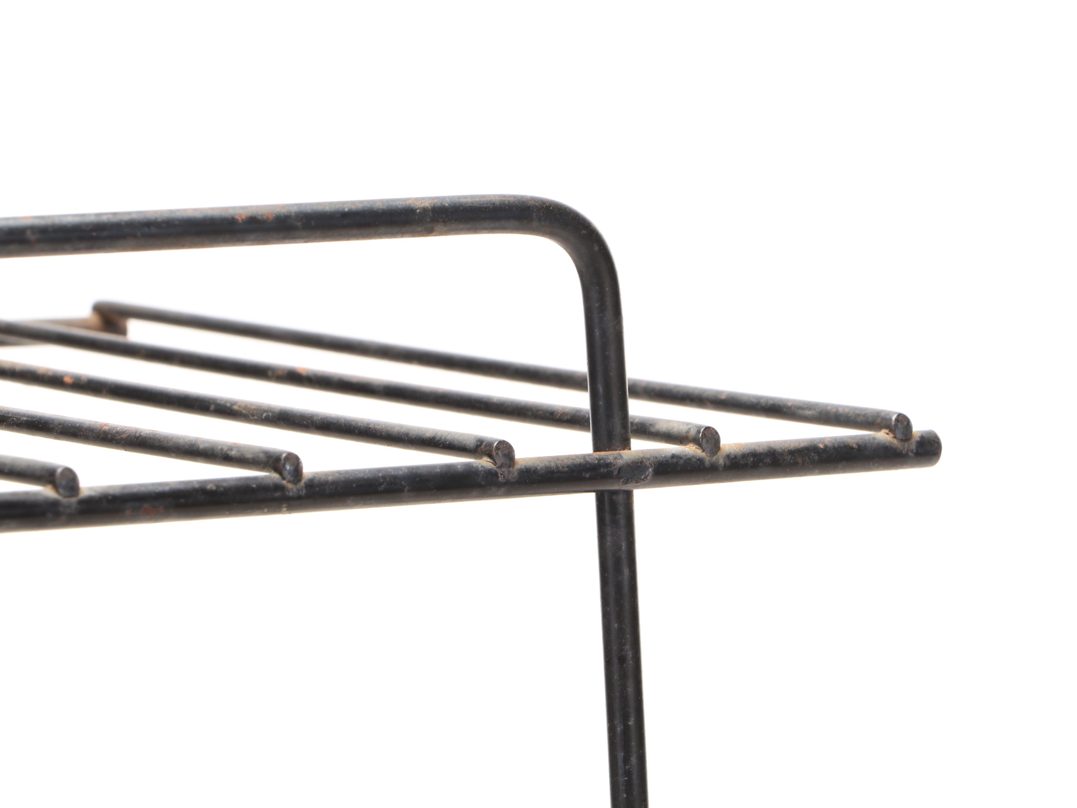 Mid Century Modern Wire LP Shelf