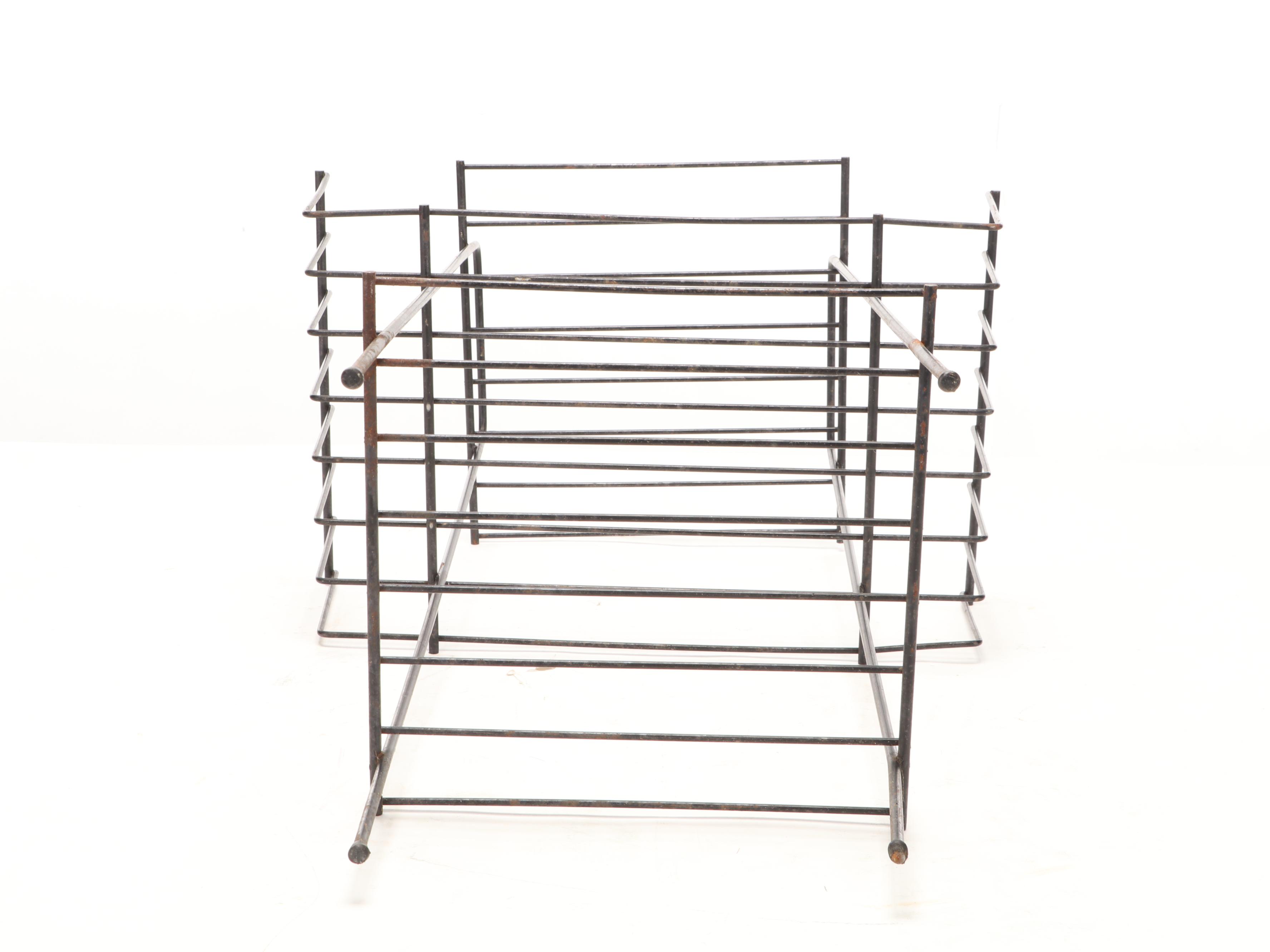 Mid Century Modern Wire LP Shelf
