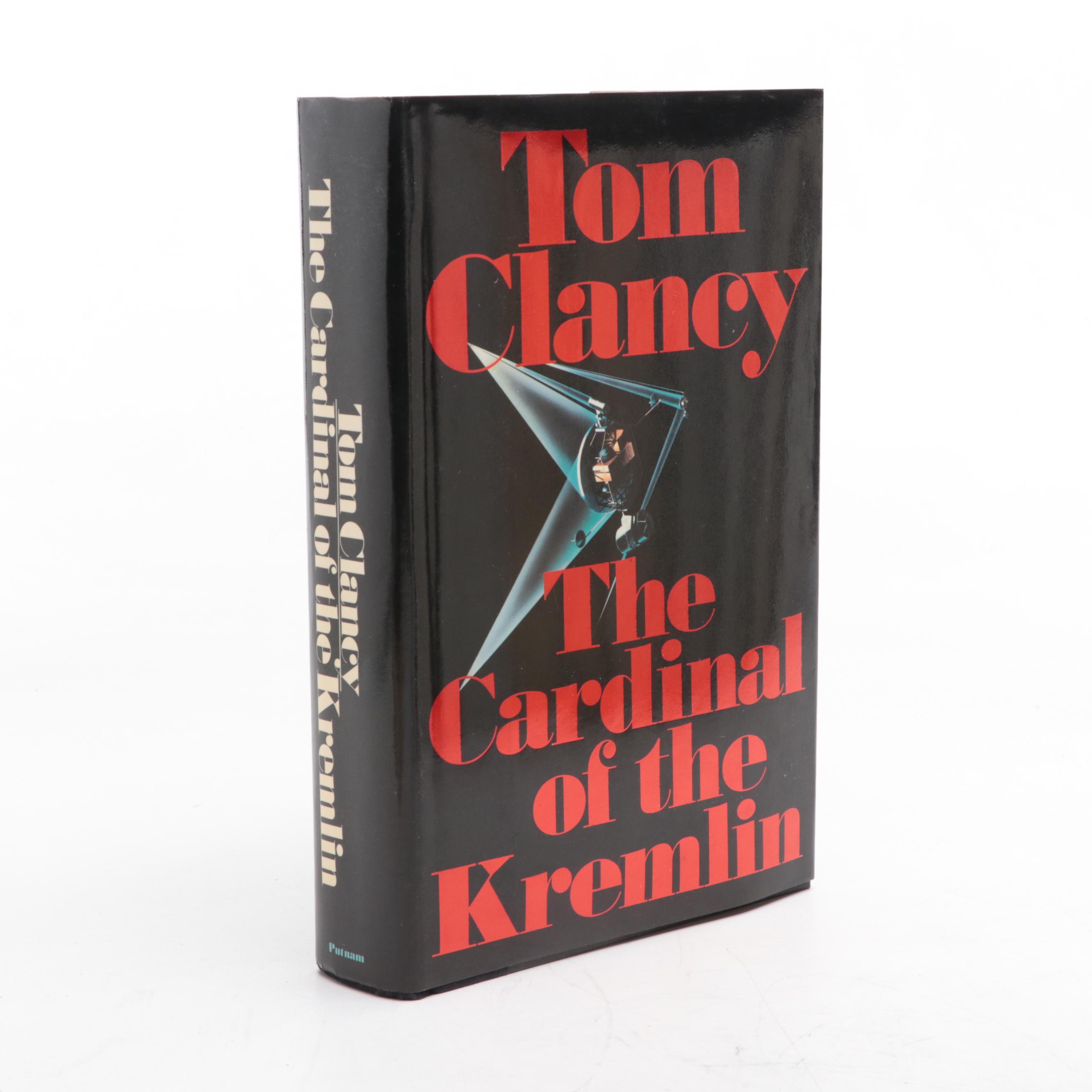 First Edition Tom Clancy Novels Including "Clear and Present Danger"