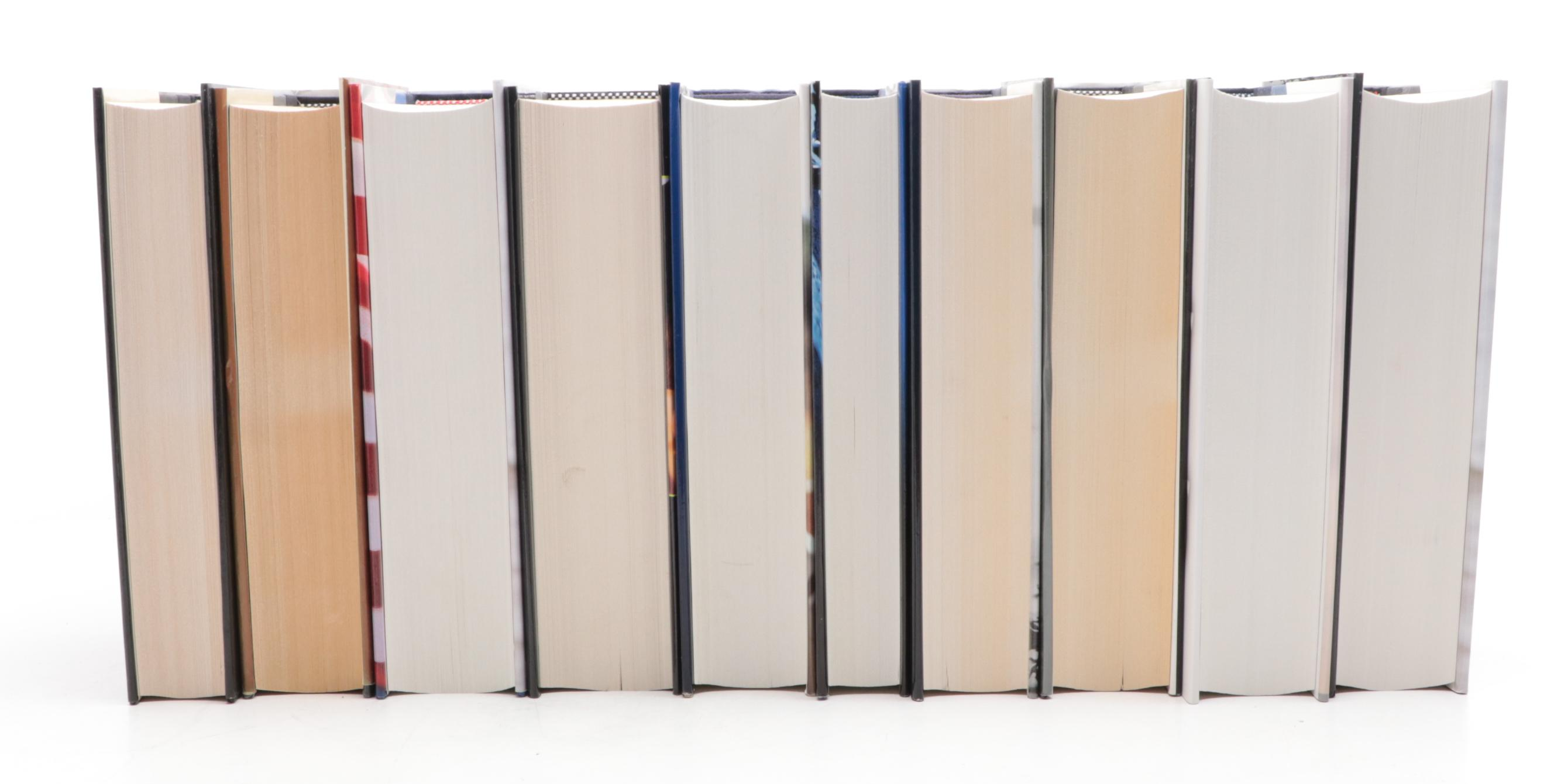 First Edition Tom Clancy Novels Including "Clear and Present Danger"