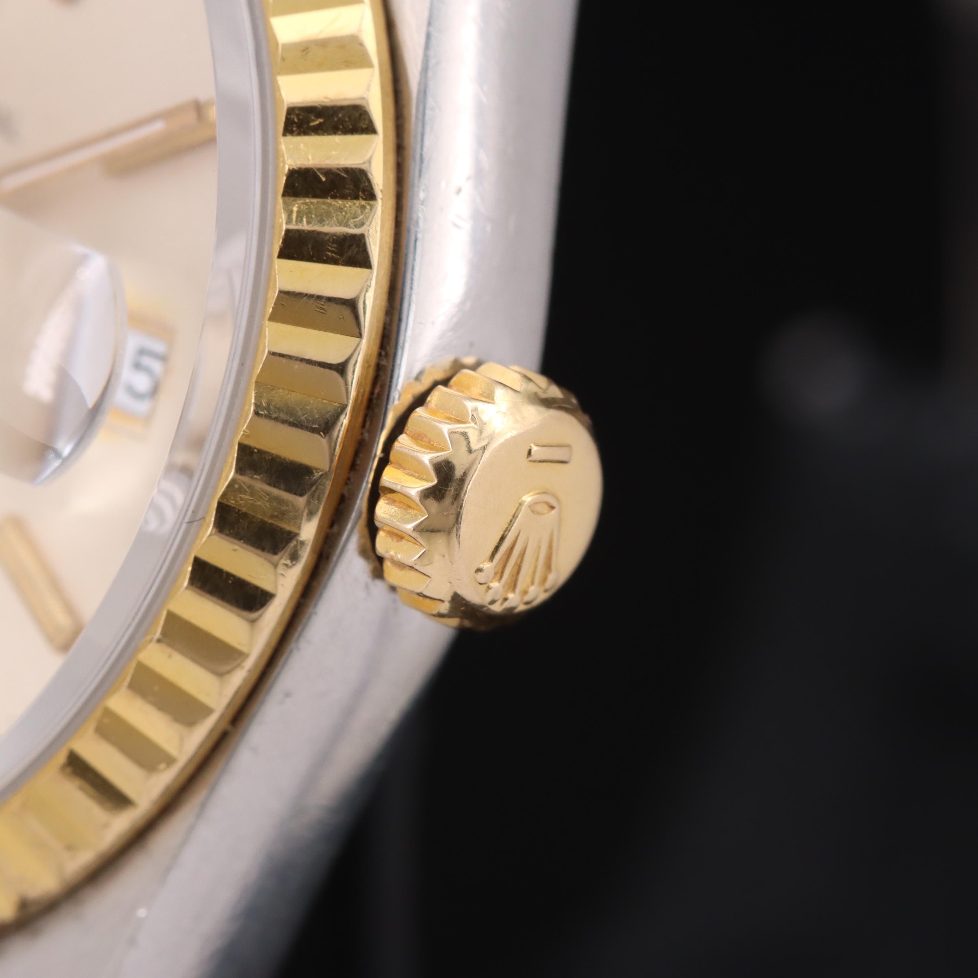 1988 Rolex Oyster Perpetual Datejust 18K and Stainless Steel Watch