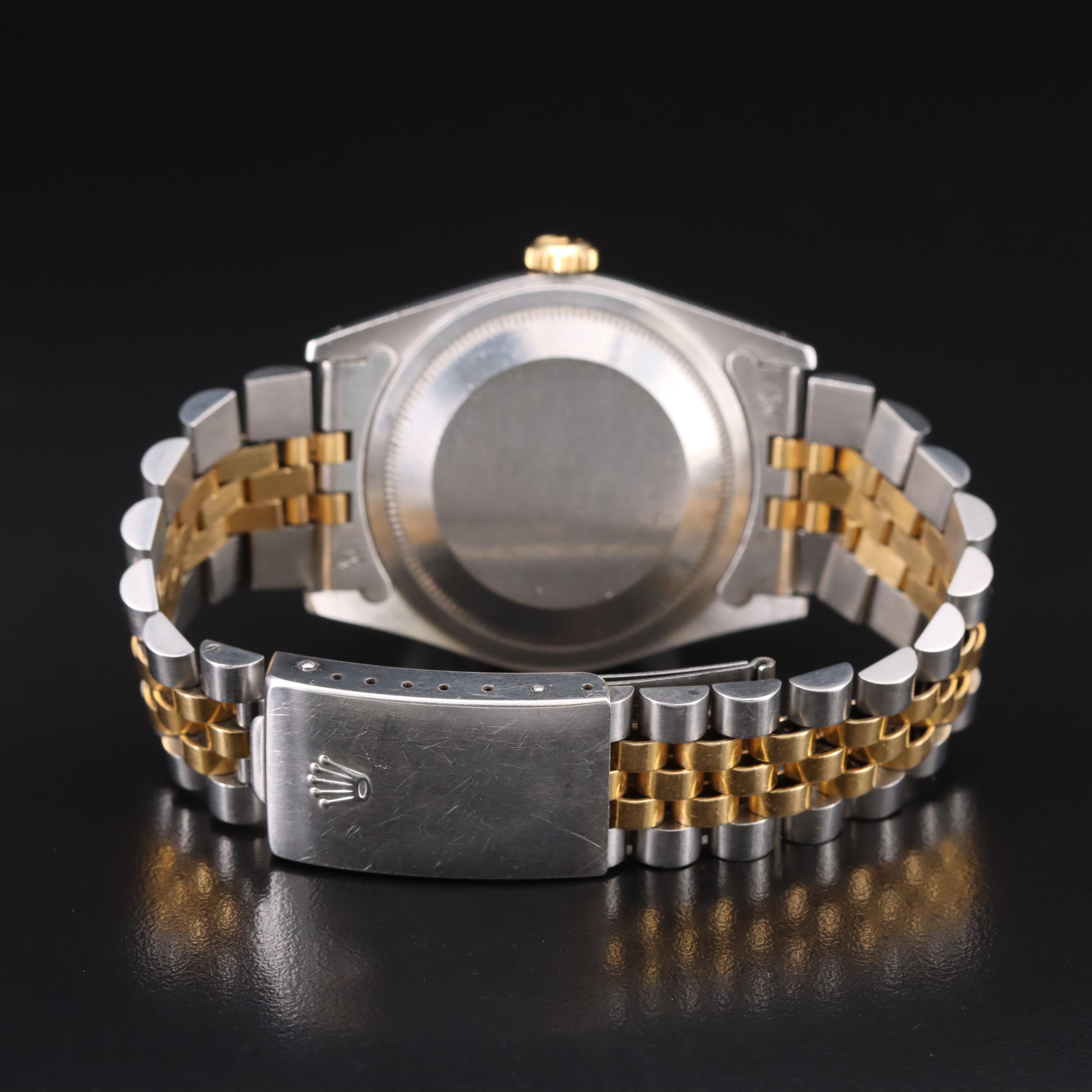 1988 Rolex Oyster Perpetual Datejust 18K and Stainless Steel Watch