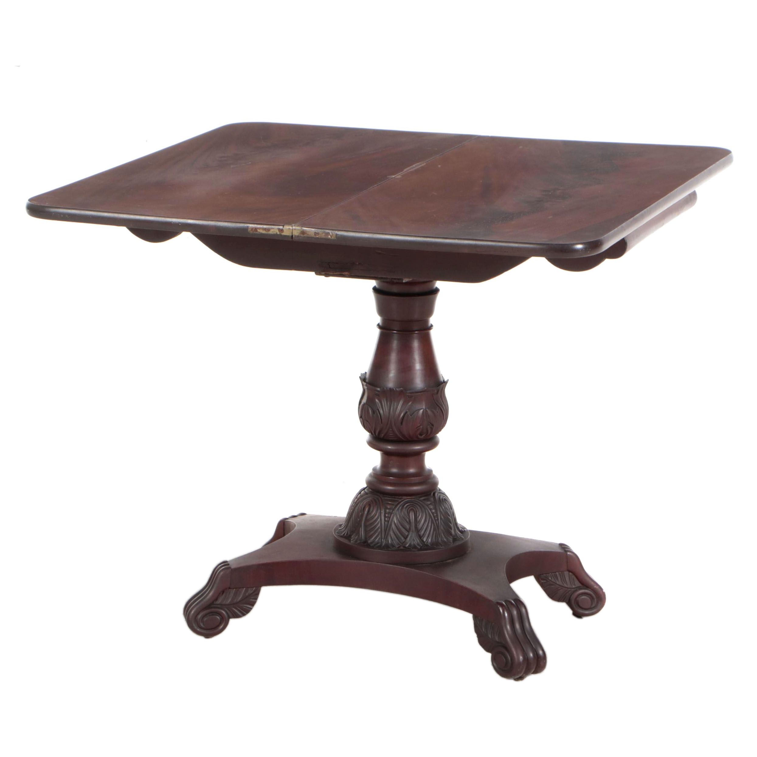 Victorian Mahogany Games Table, Late 19th Century