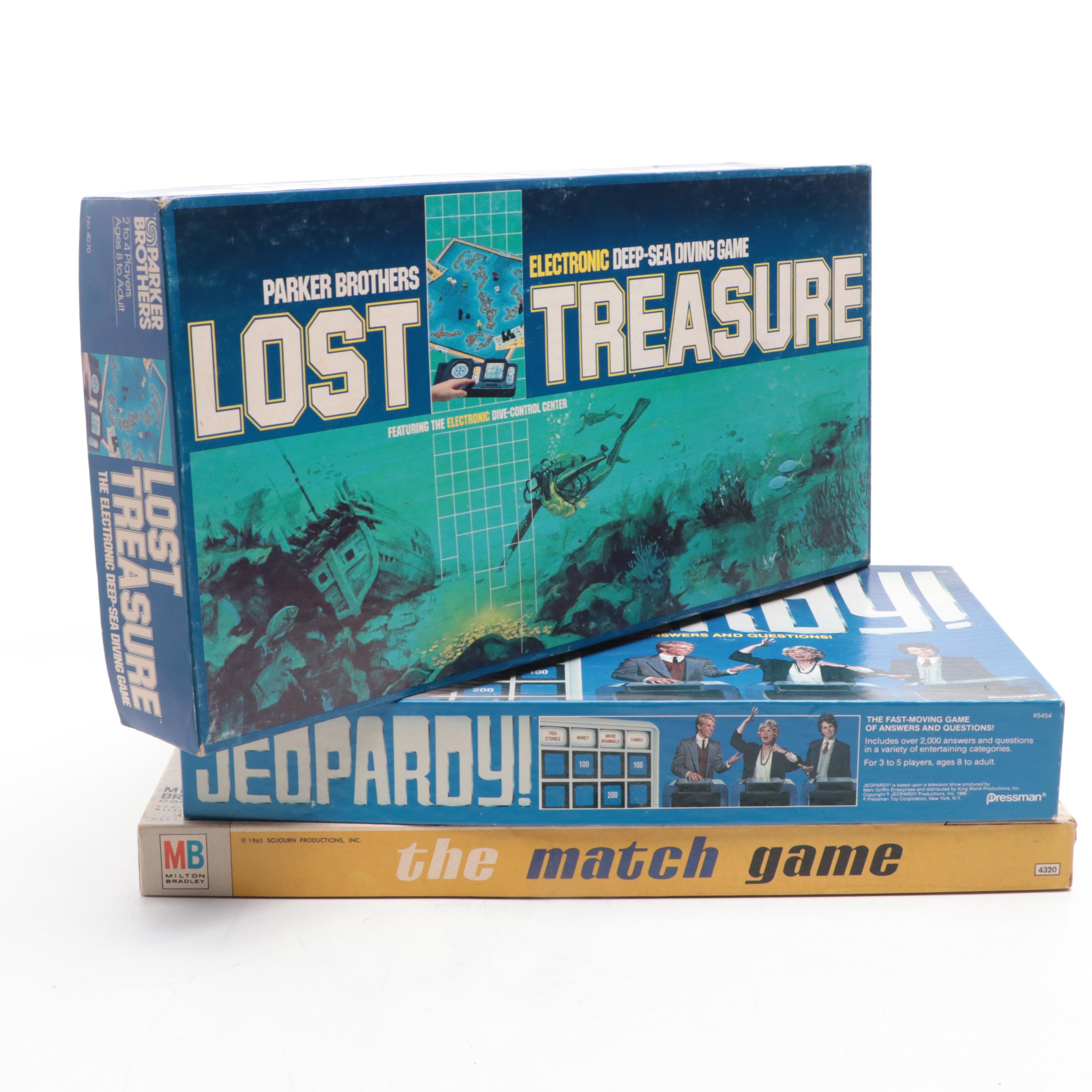 Jeopardy, Fun City, Dealer's Choice, and More Board Games, Mid–Late 20th Century