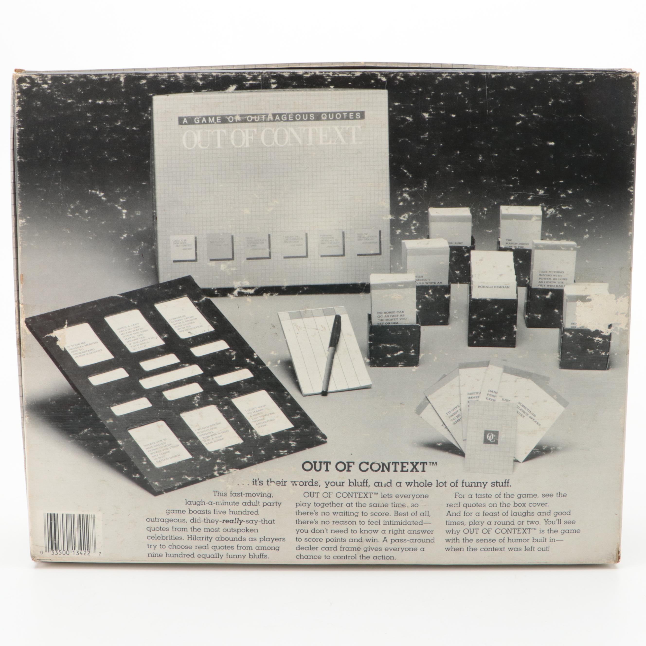 Scene it?, Dare!, Outburst, with Other Board Games, Late 20th–21st Century