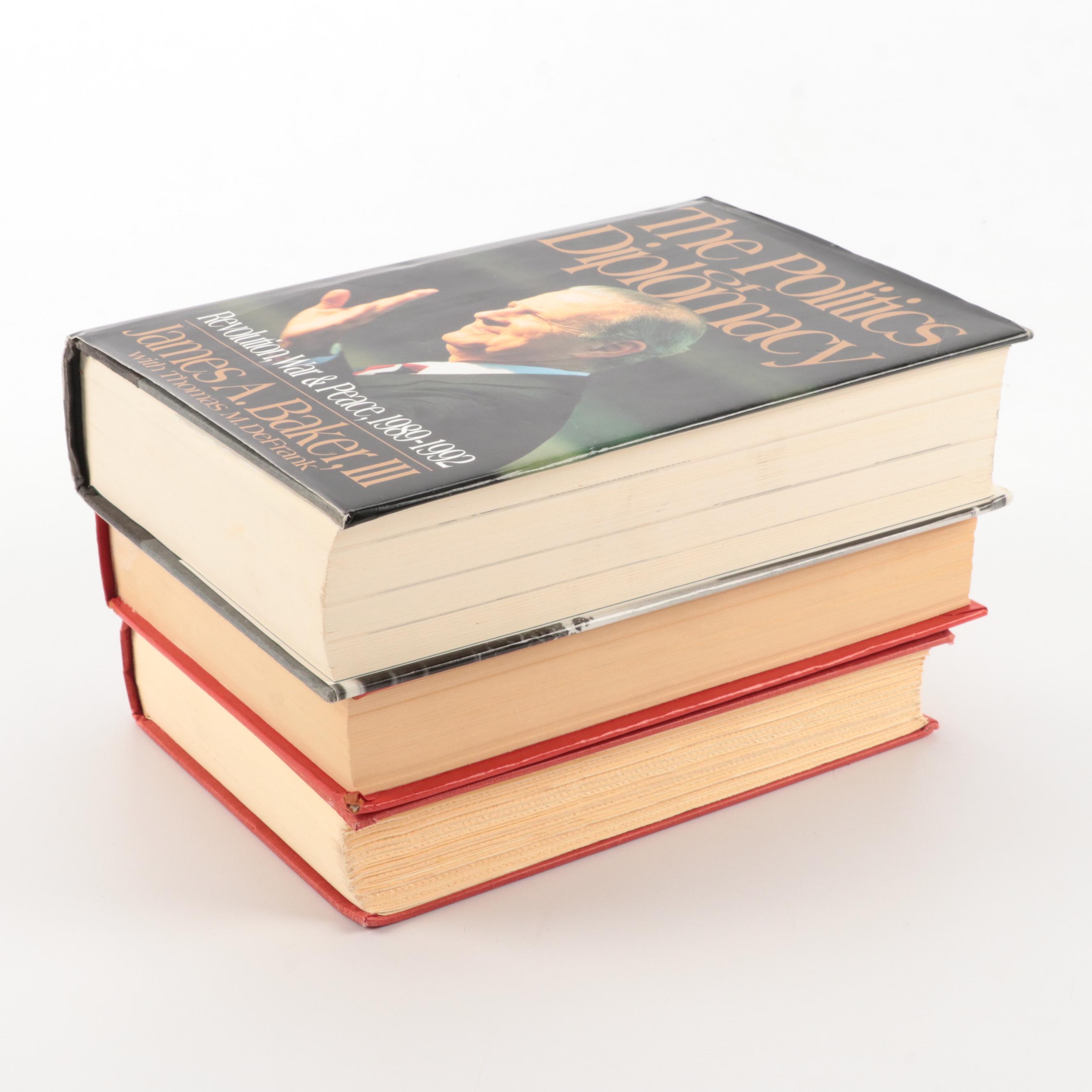 First Edition "The Politics of Diplomacy" by James A. Baker III and More