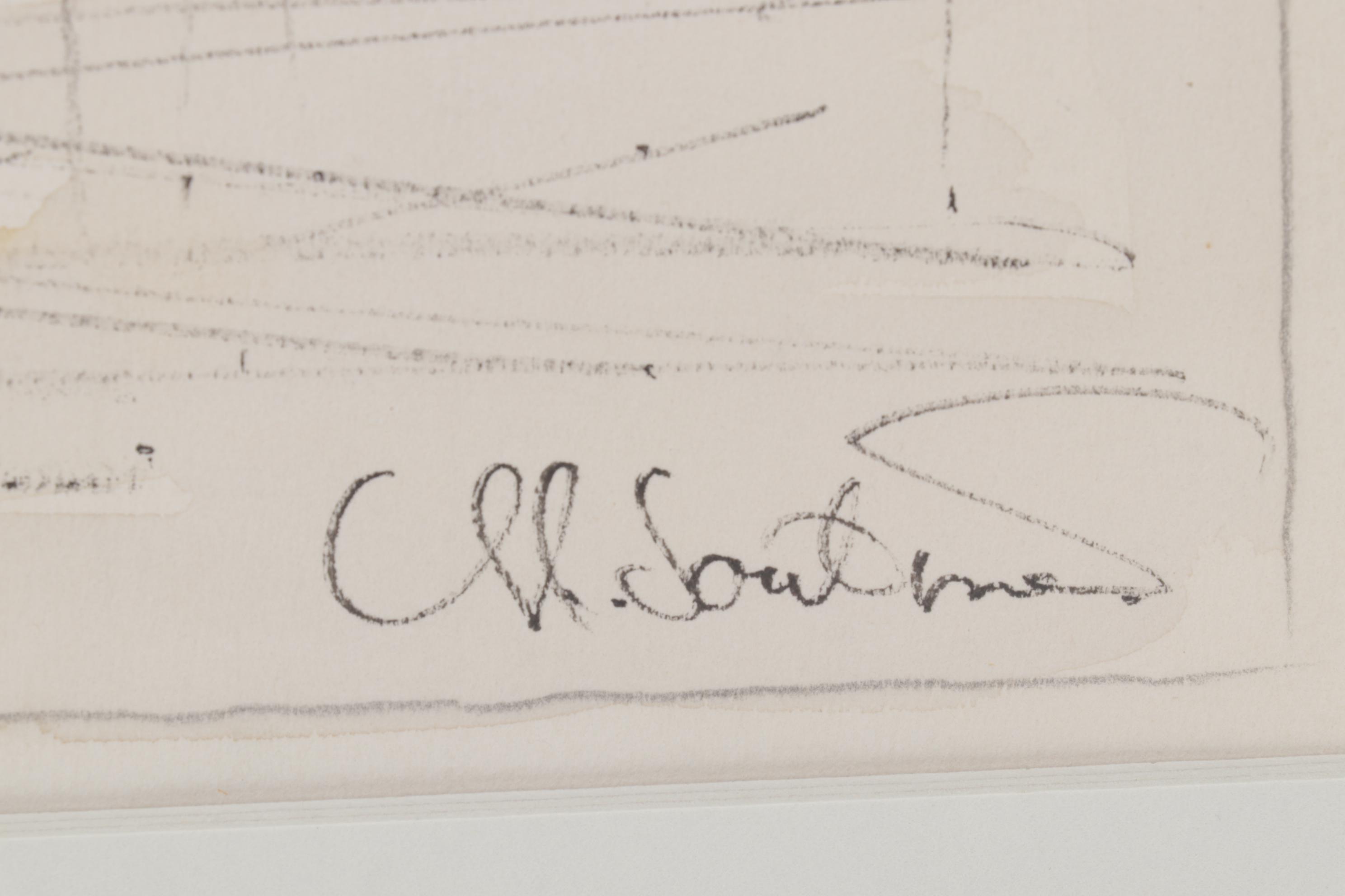 Viennese Cityscape Watercolor Painting "Oper, Wien," Late 20th Century