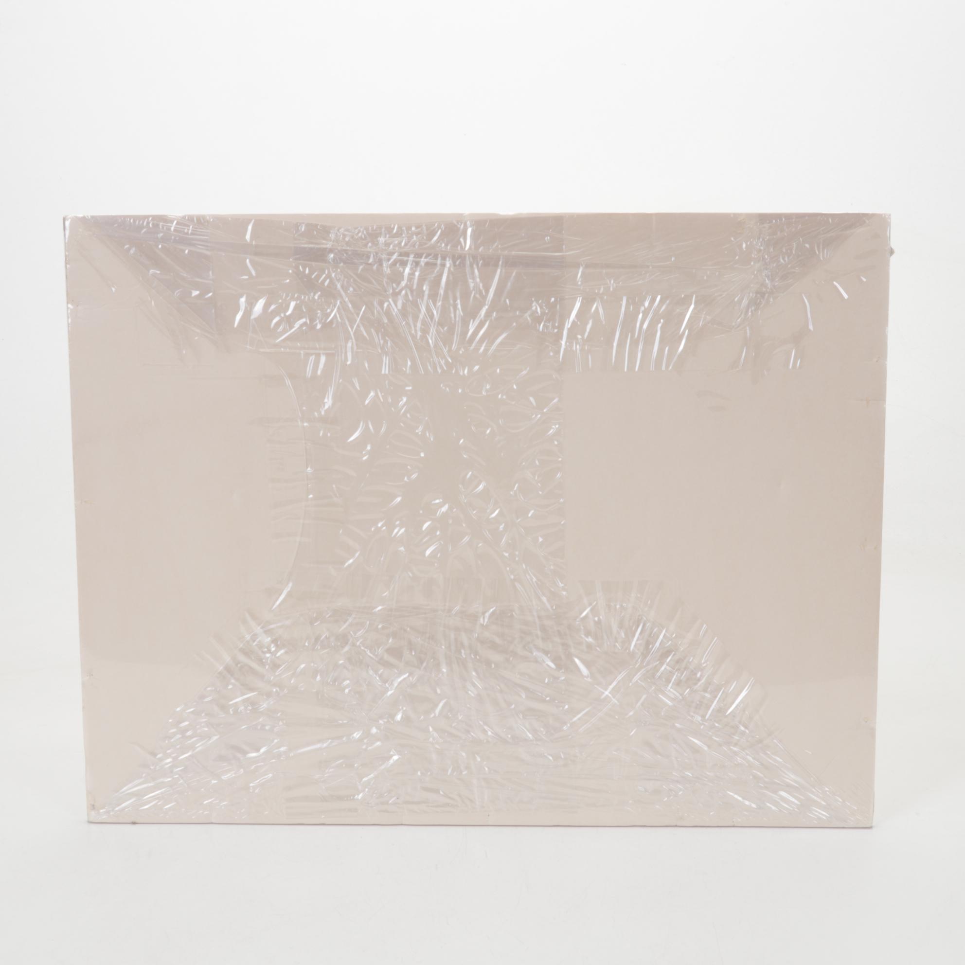 Viennese Cityscape Watercolor Painting "Oper, Wien," Late 20th Century