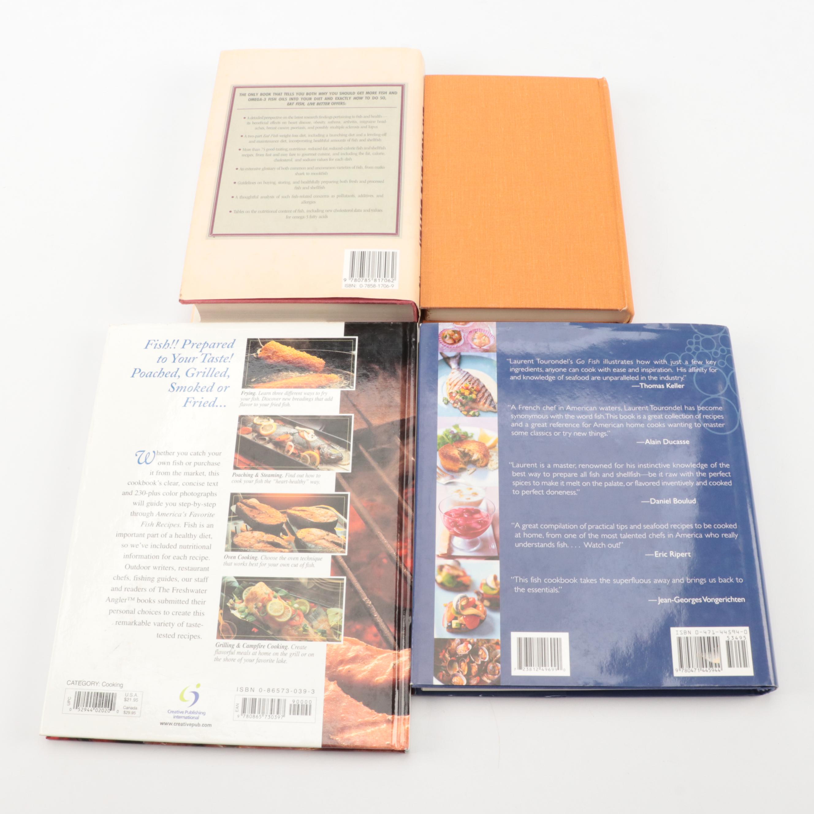 First Edition "Go Fish" by Laurent Tourondel and More Cookbooks