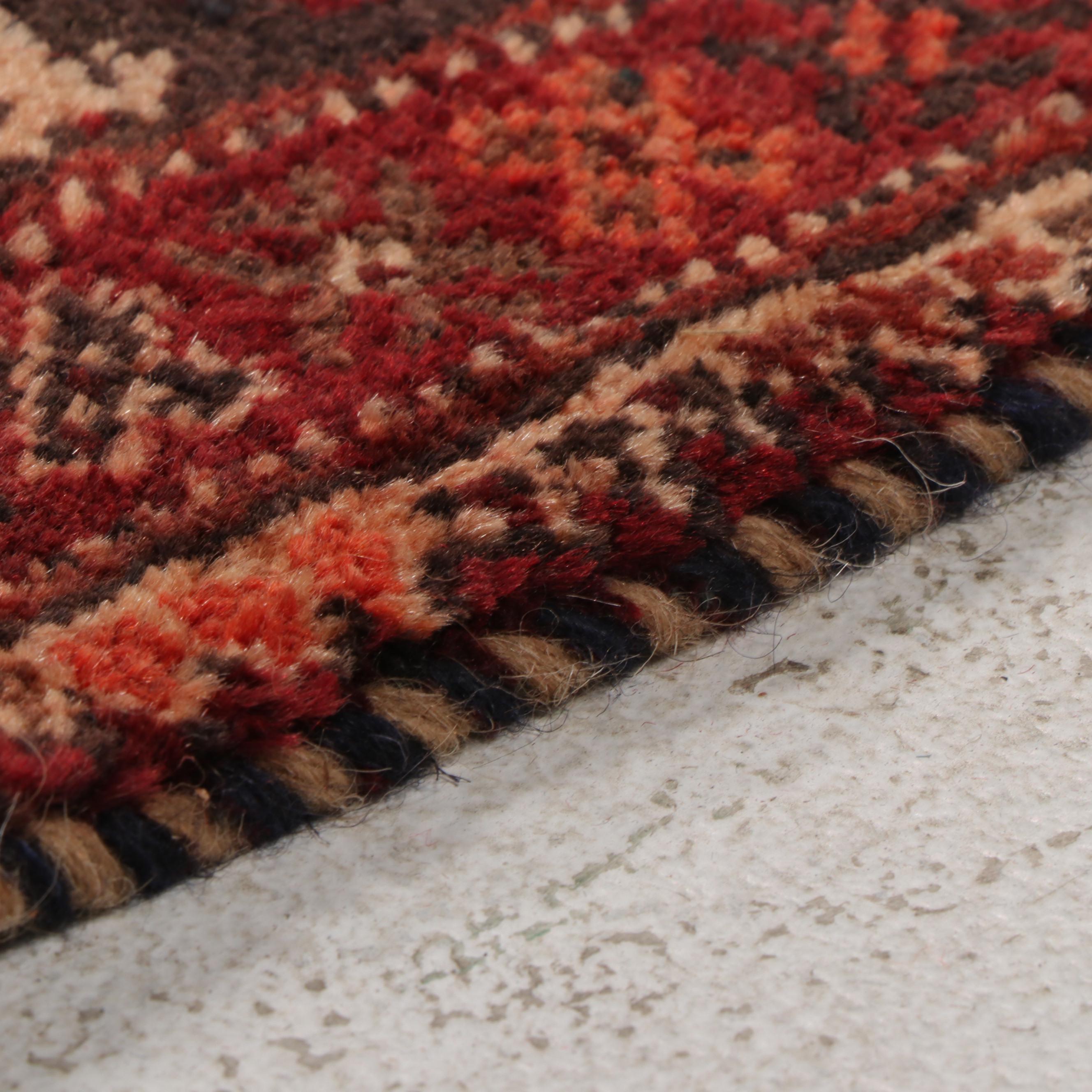 3'8 x 9'7 Hand-Knotted Persian Northwest Village Carpet Runner