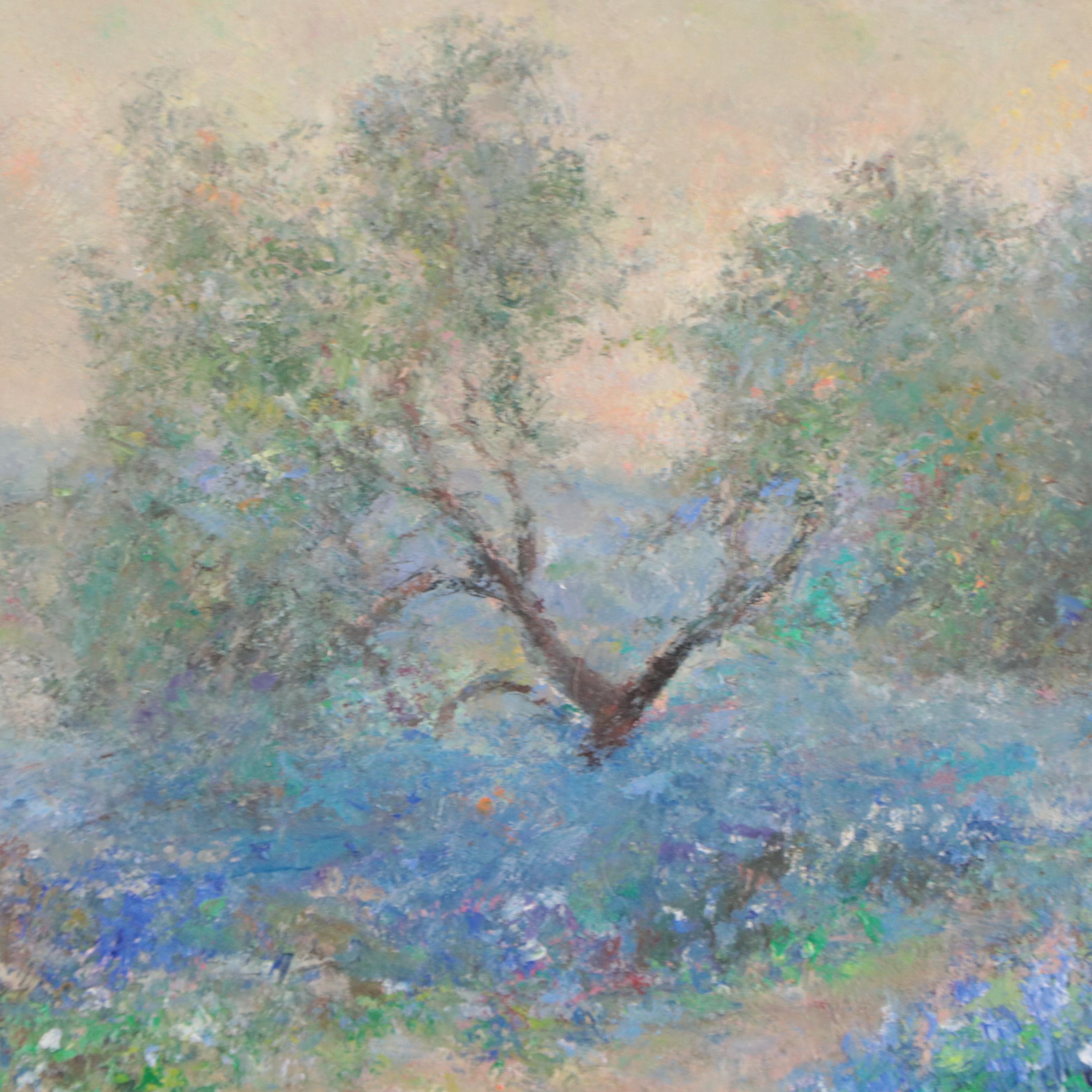 Kevin Kasik Oil Painting of Verdant Landscape, 2023