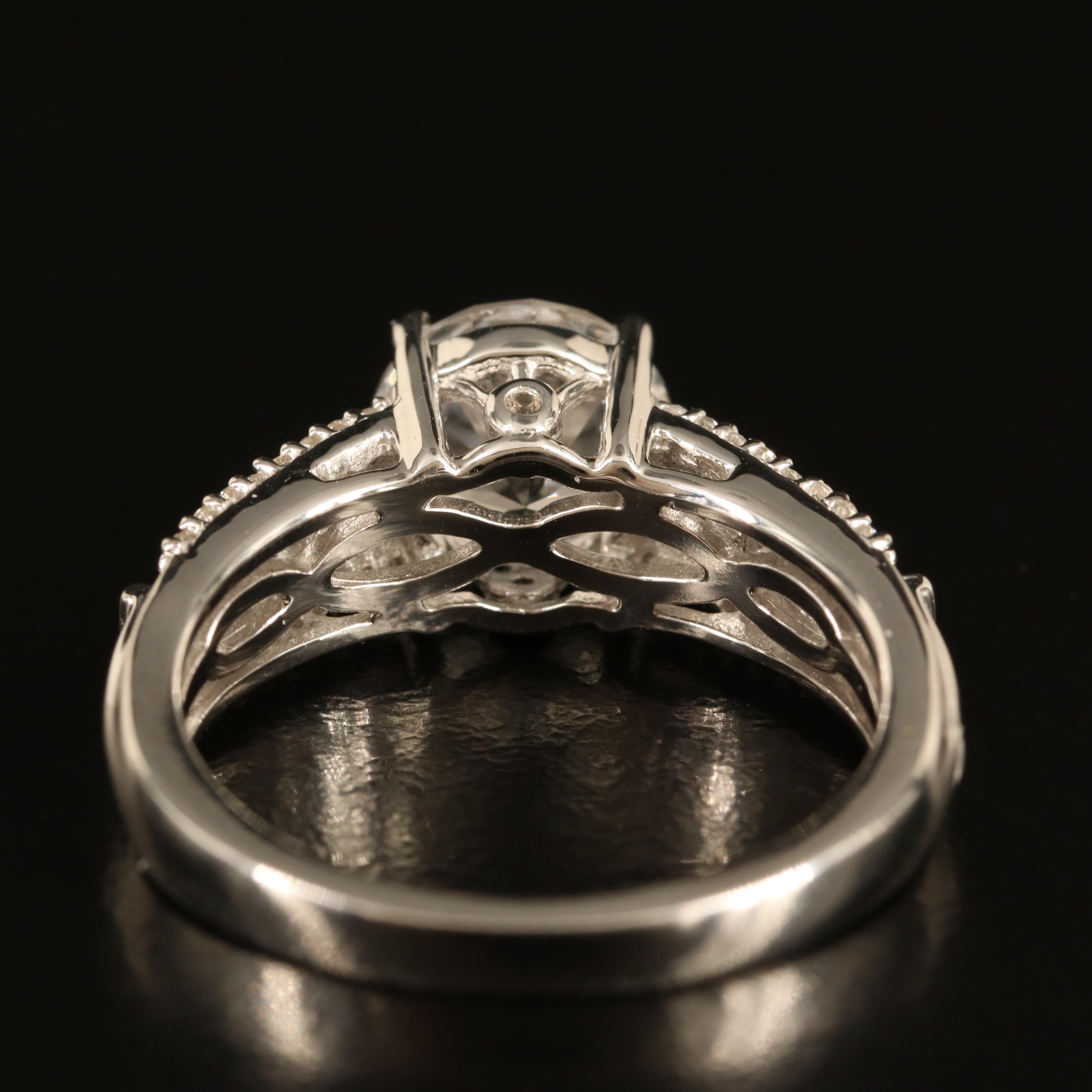 Sterling White Sapphire Ring