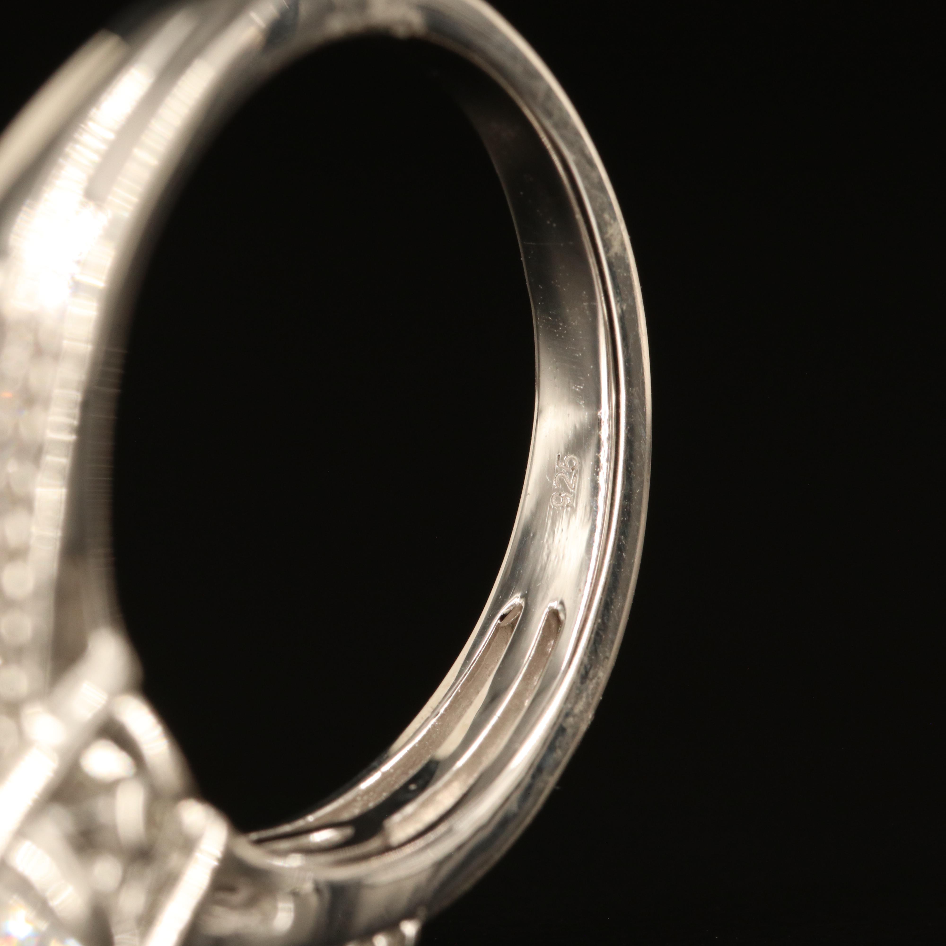 Sterling White Sapphire Ring