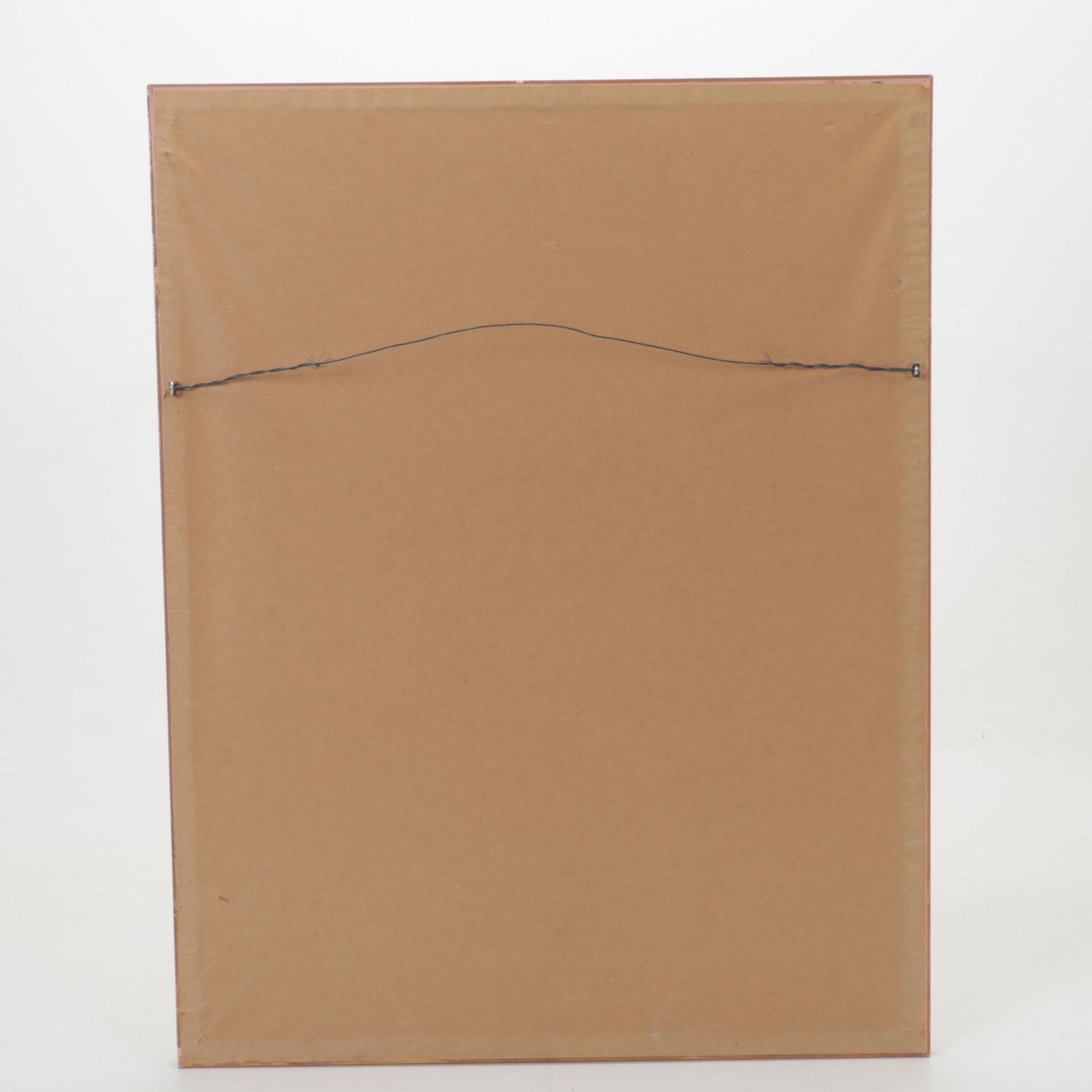 J. M. Lautrec Watercolor Painting "Notre Dame et Quai St. Michel, Paris"