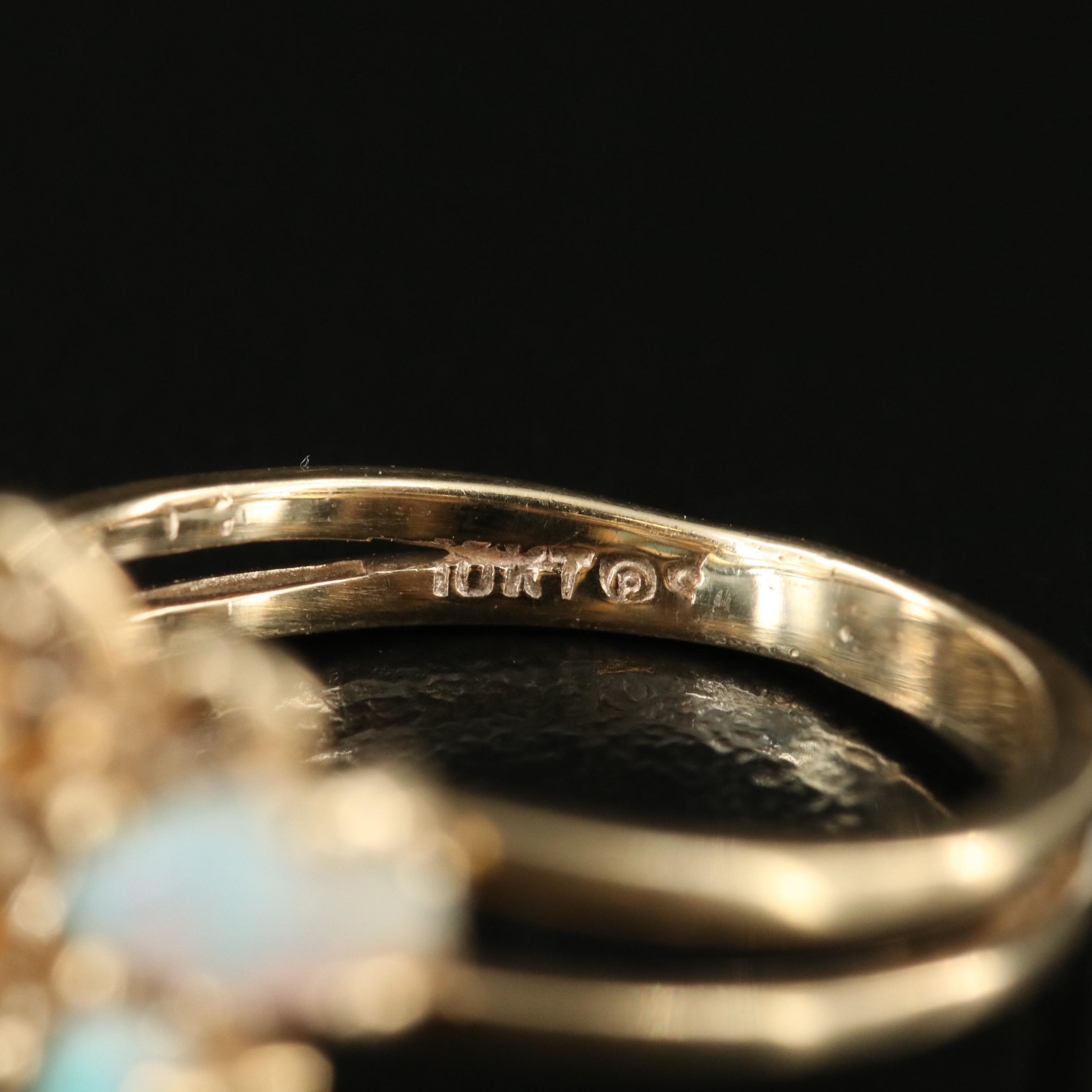 10K Opal Ring