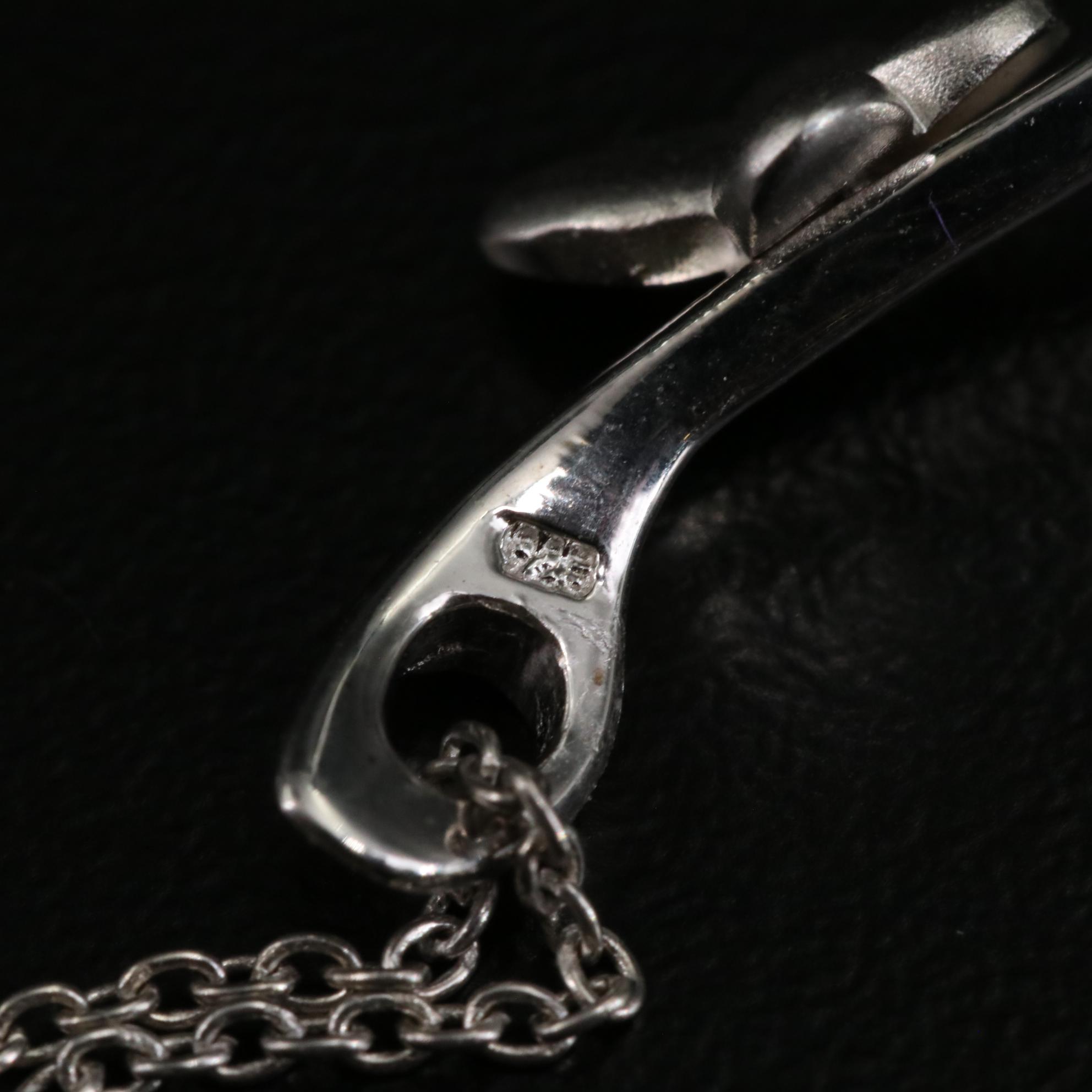 Sterling Pendant with Butterfly Necklace