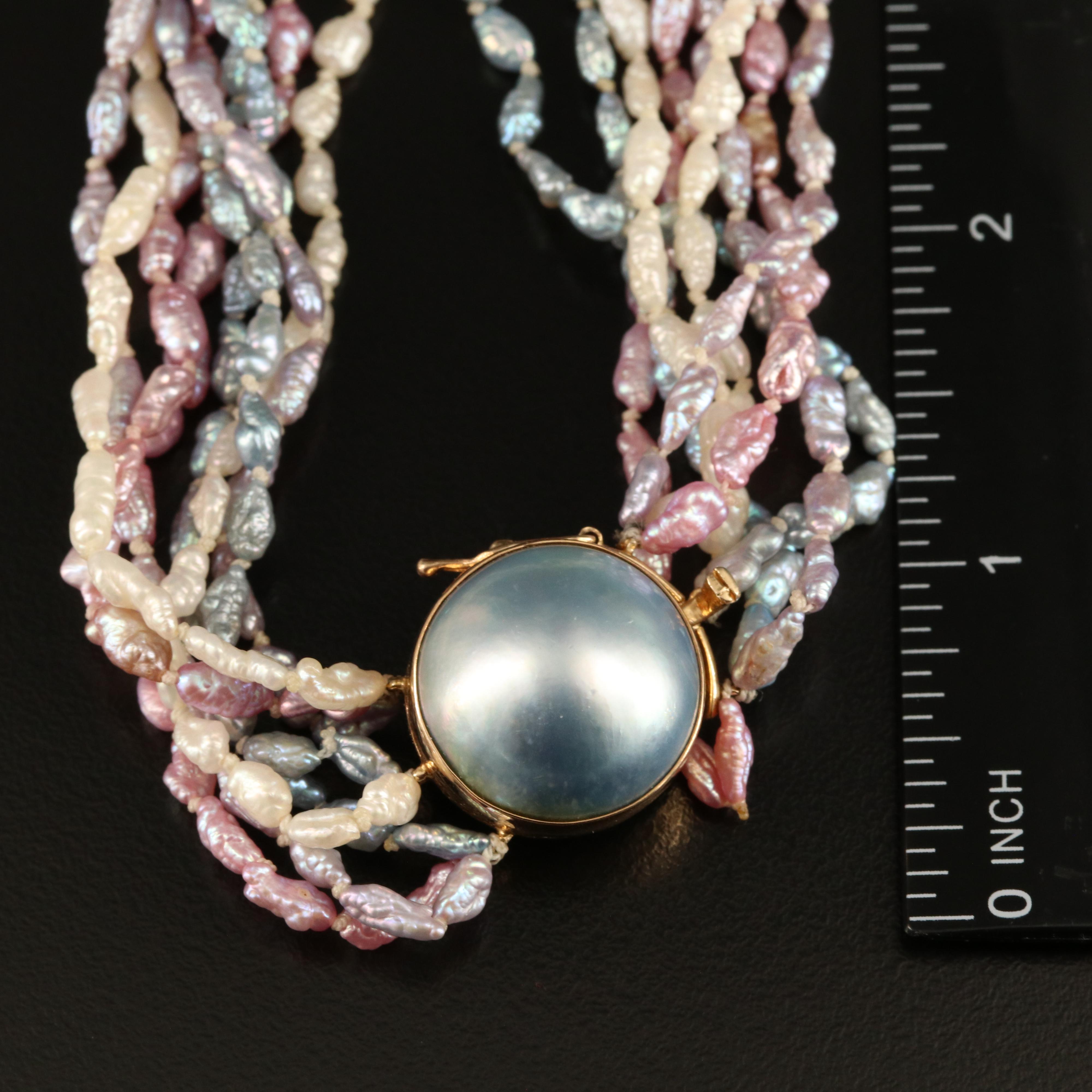 14K Pendants and Single Earrings with Diamonds and Pearl Torsade