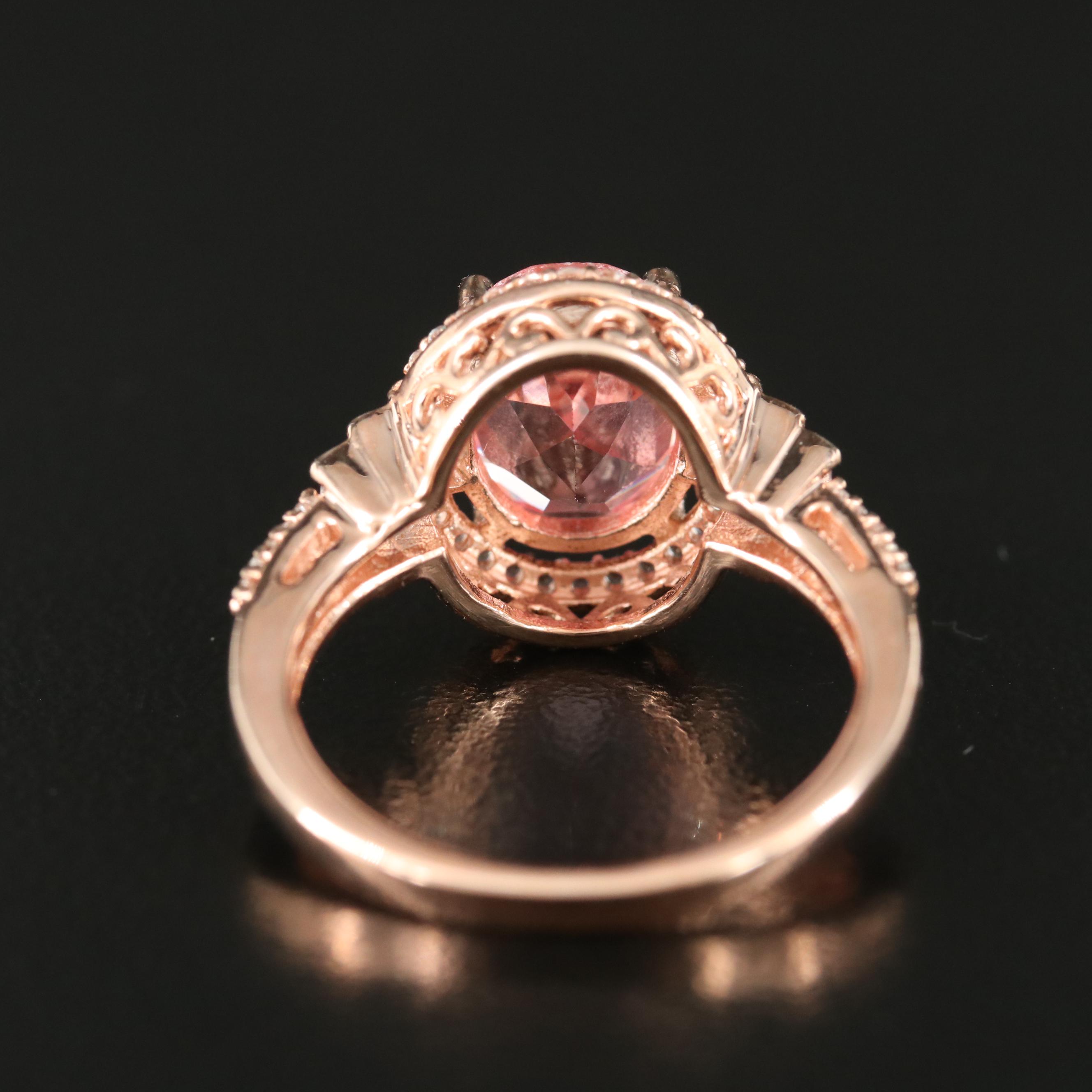 Sterling Sapphire and White Sapphire Ring