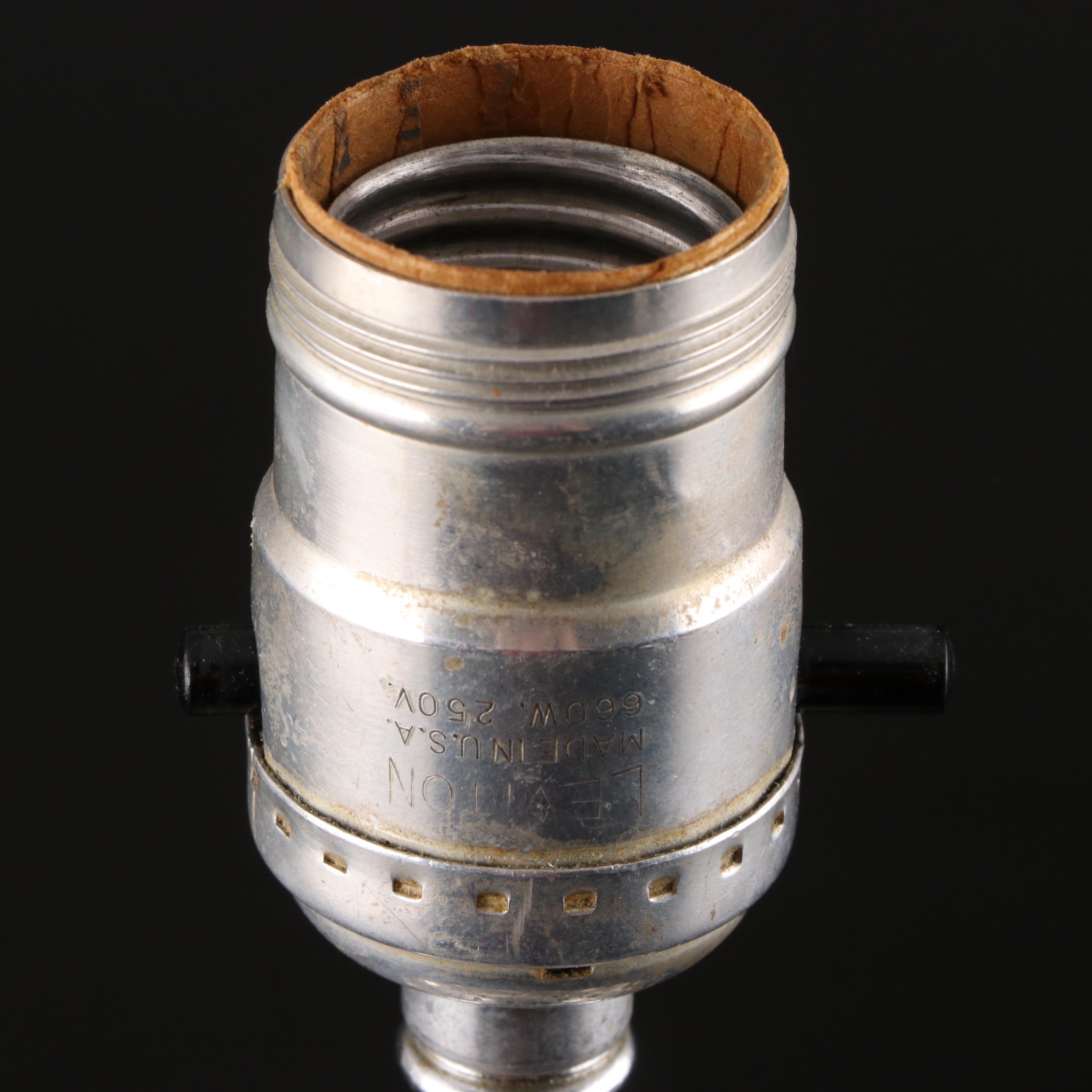 Facet Cut Stacked Glass Table Lamps, Mid to Late 20th Century