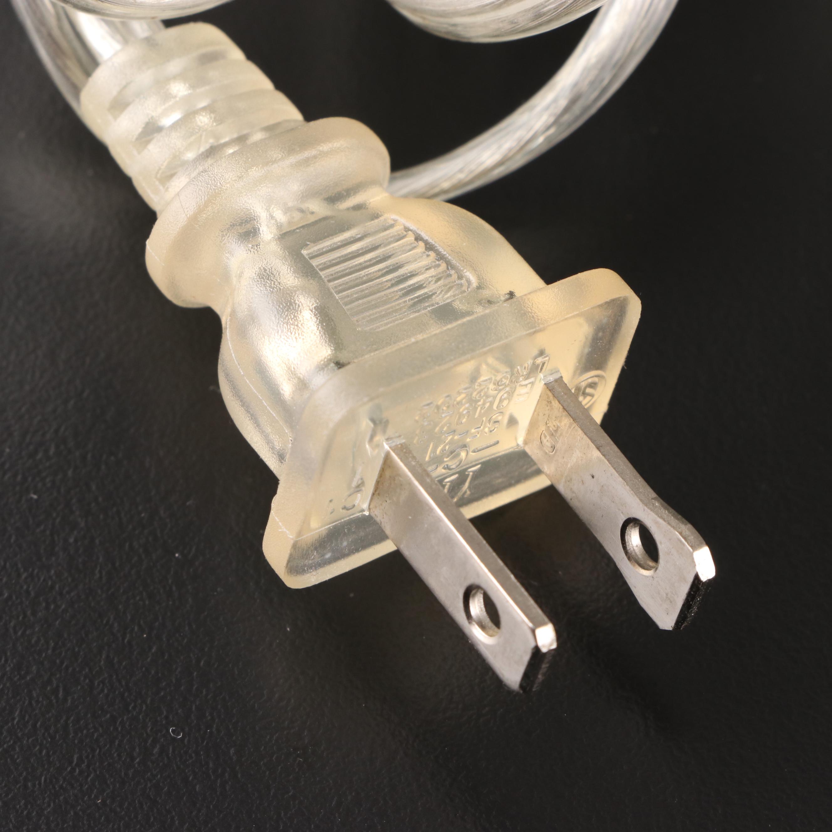 Facet Cut Stacked Glass Table Lamps, Mid to Late 20th Century