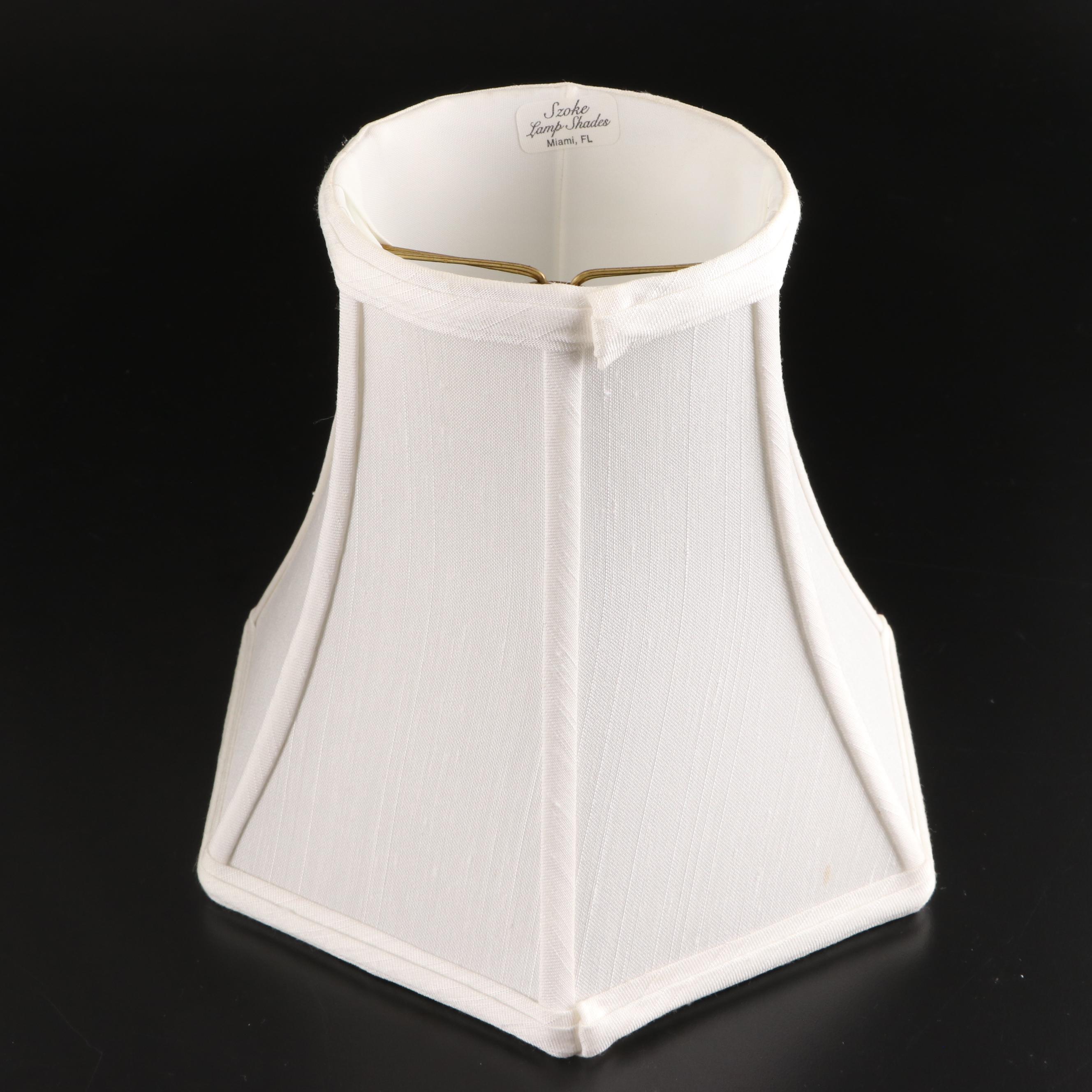 Facet Cut Stacked Glass Table Lamps, Mid to Late 20th Century