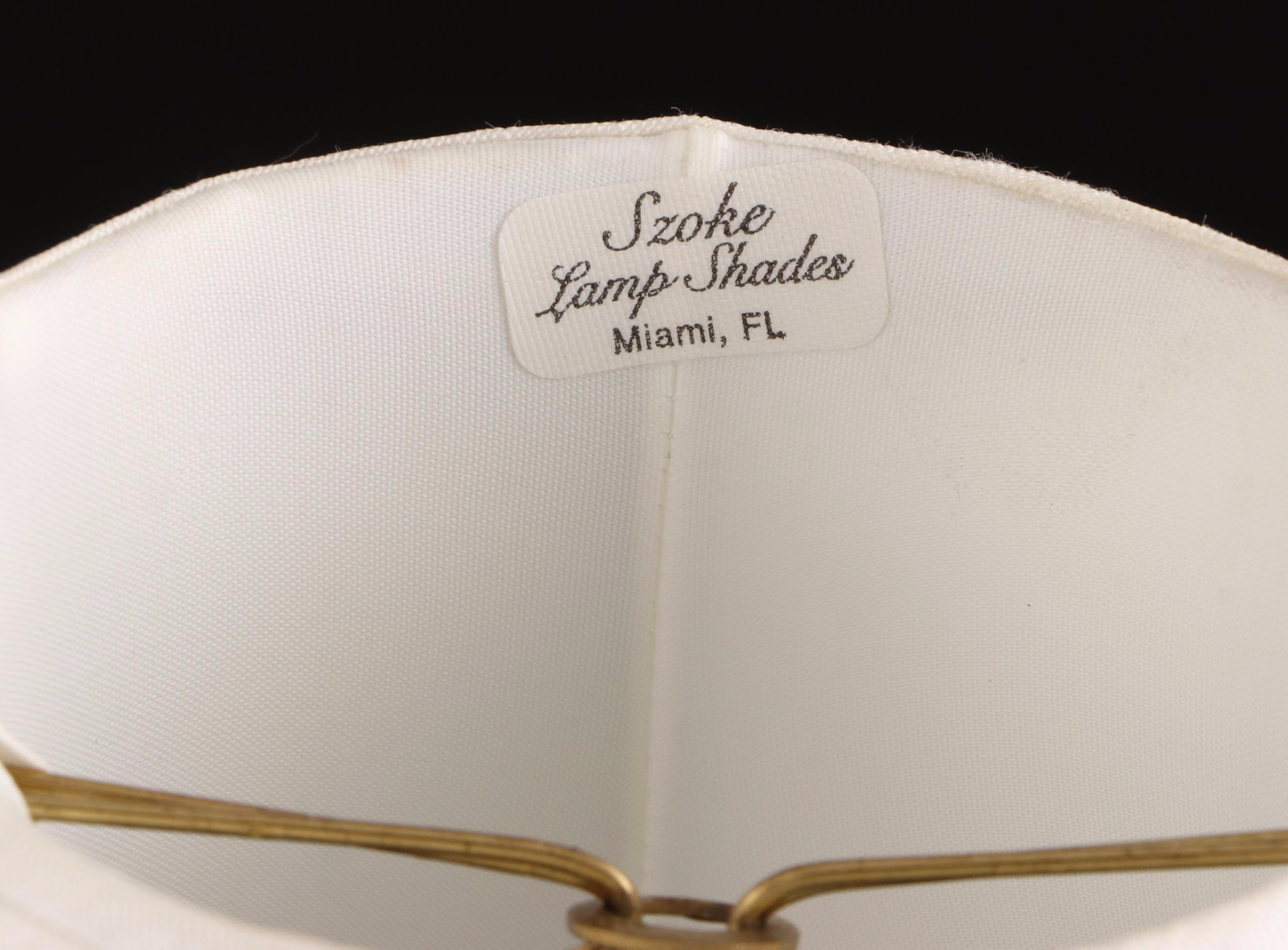 Facet Cut Stacked Glass Table Lamps, Mid to Late 20th Century