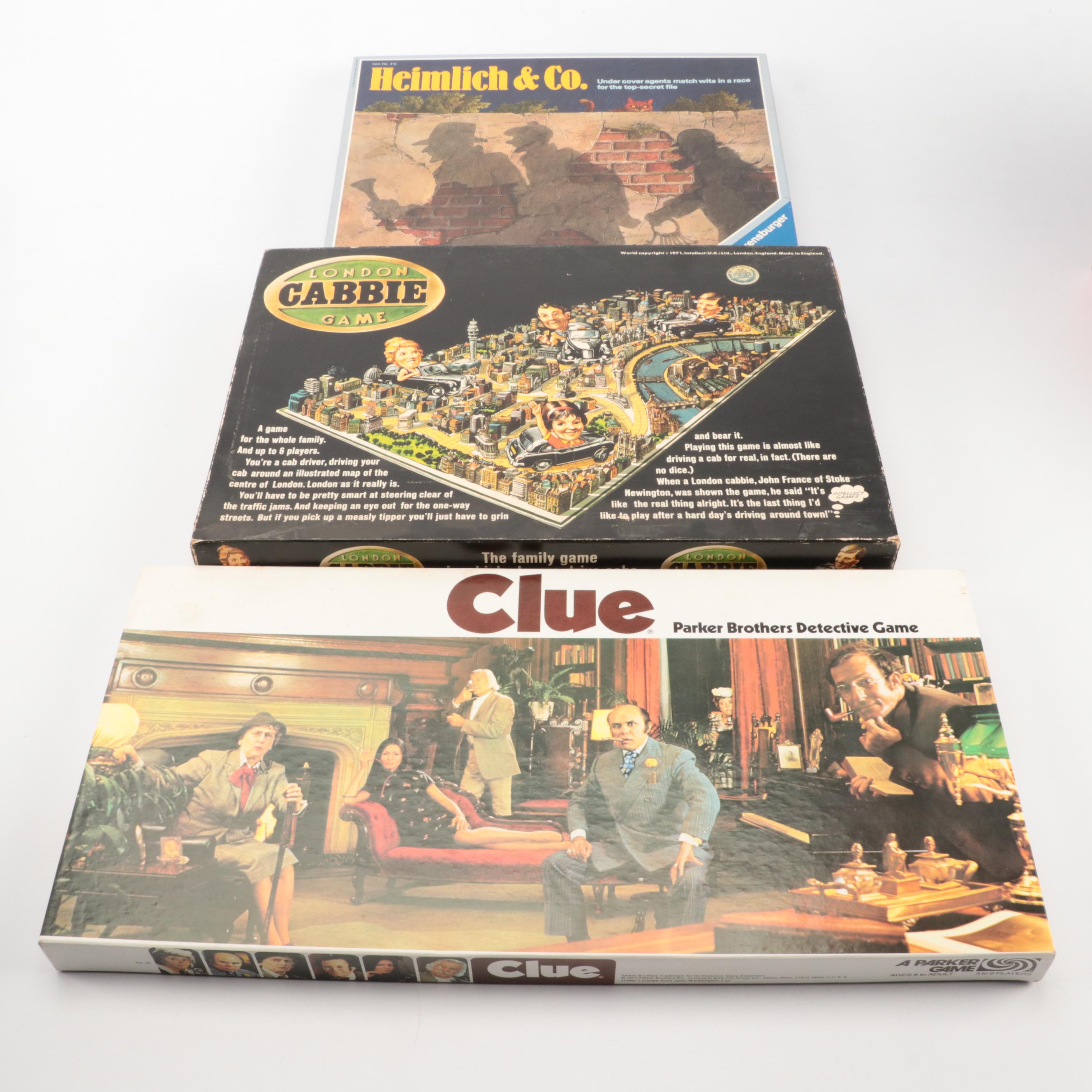 Ouija, Scotland Yard, Clue, and More Board Games, Late 20th Century