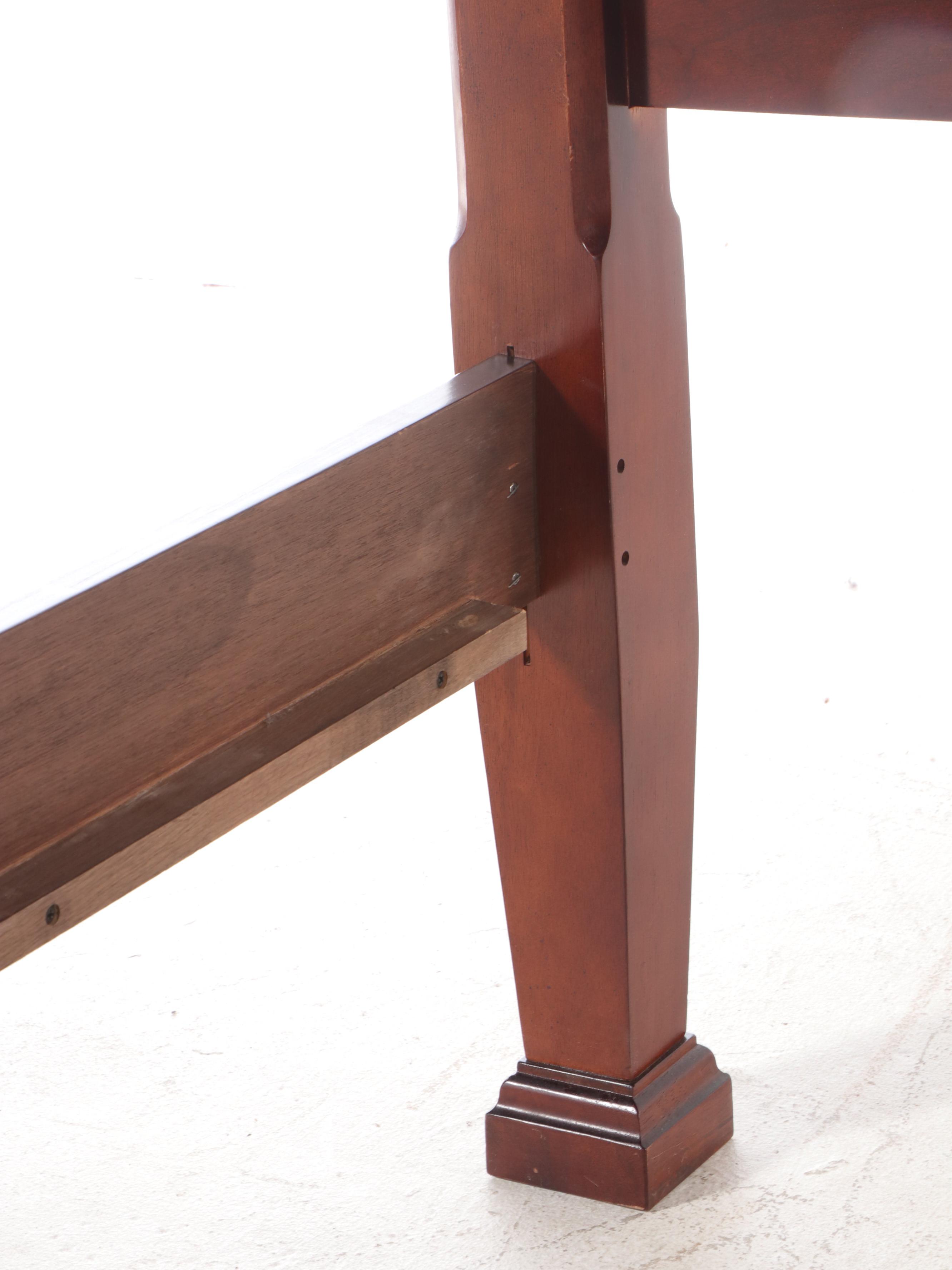 Universal Furniture Federal Style Cherrywood-Stained Queen Size Four-Post Bed