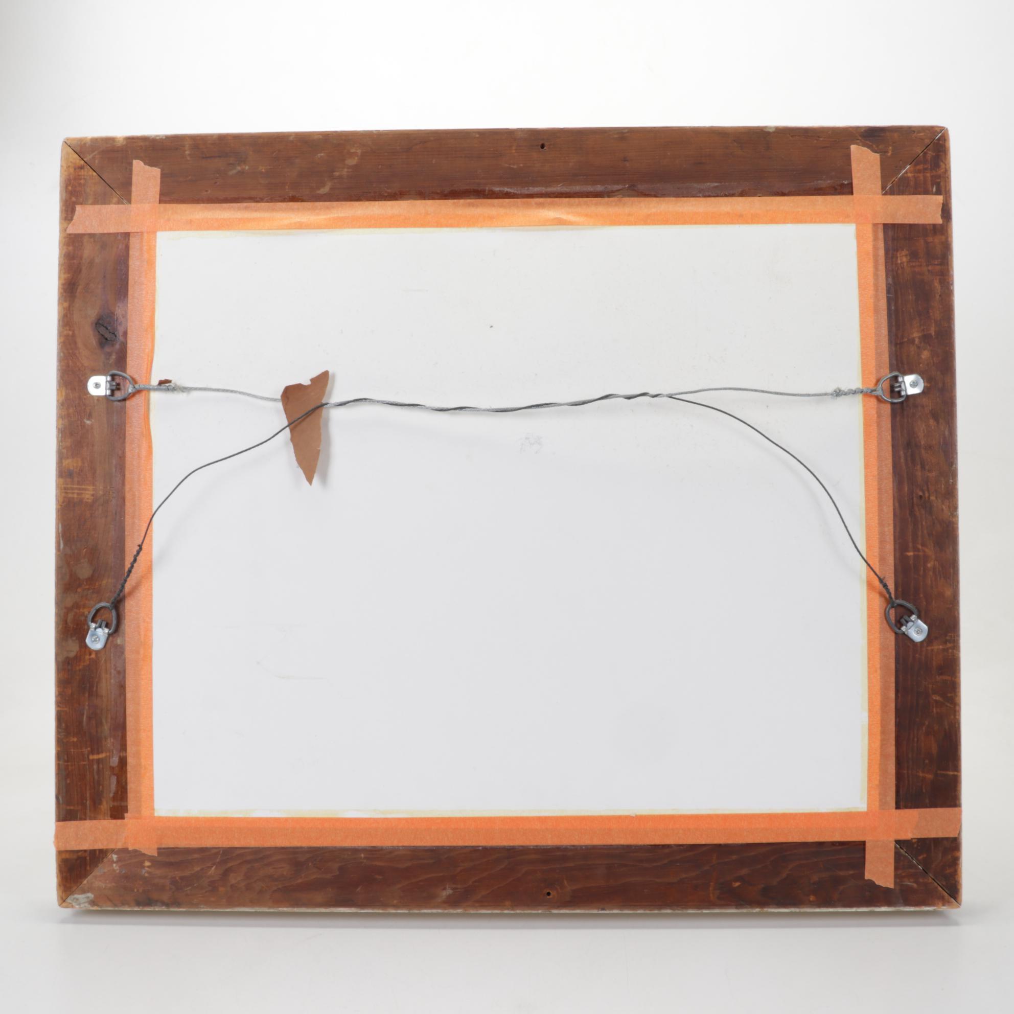 Still Life Oil Painting of Fruit Bowl, Circa 1930