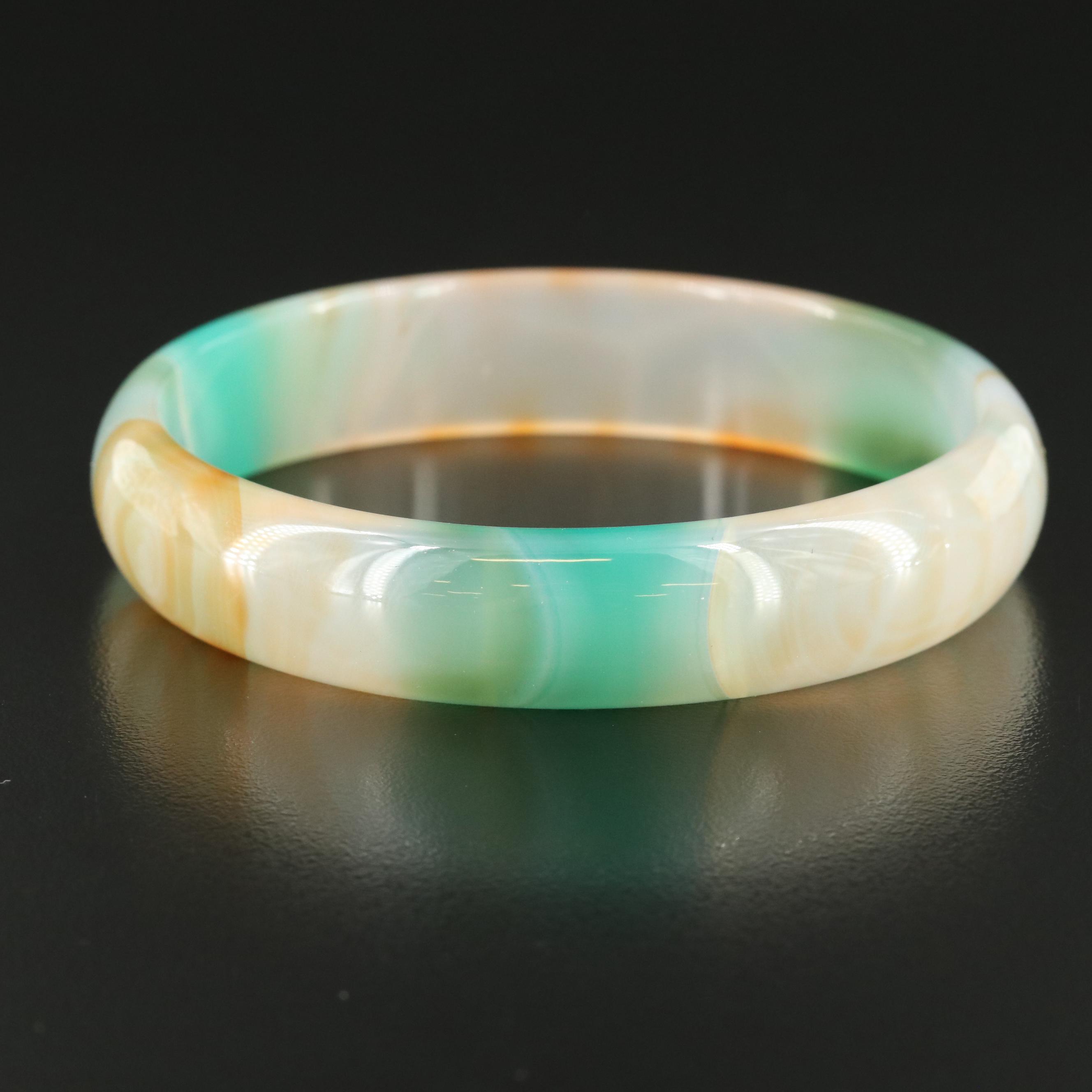 Agate Hololith Bangle