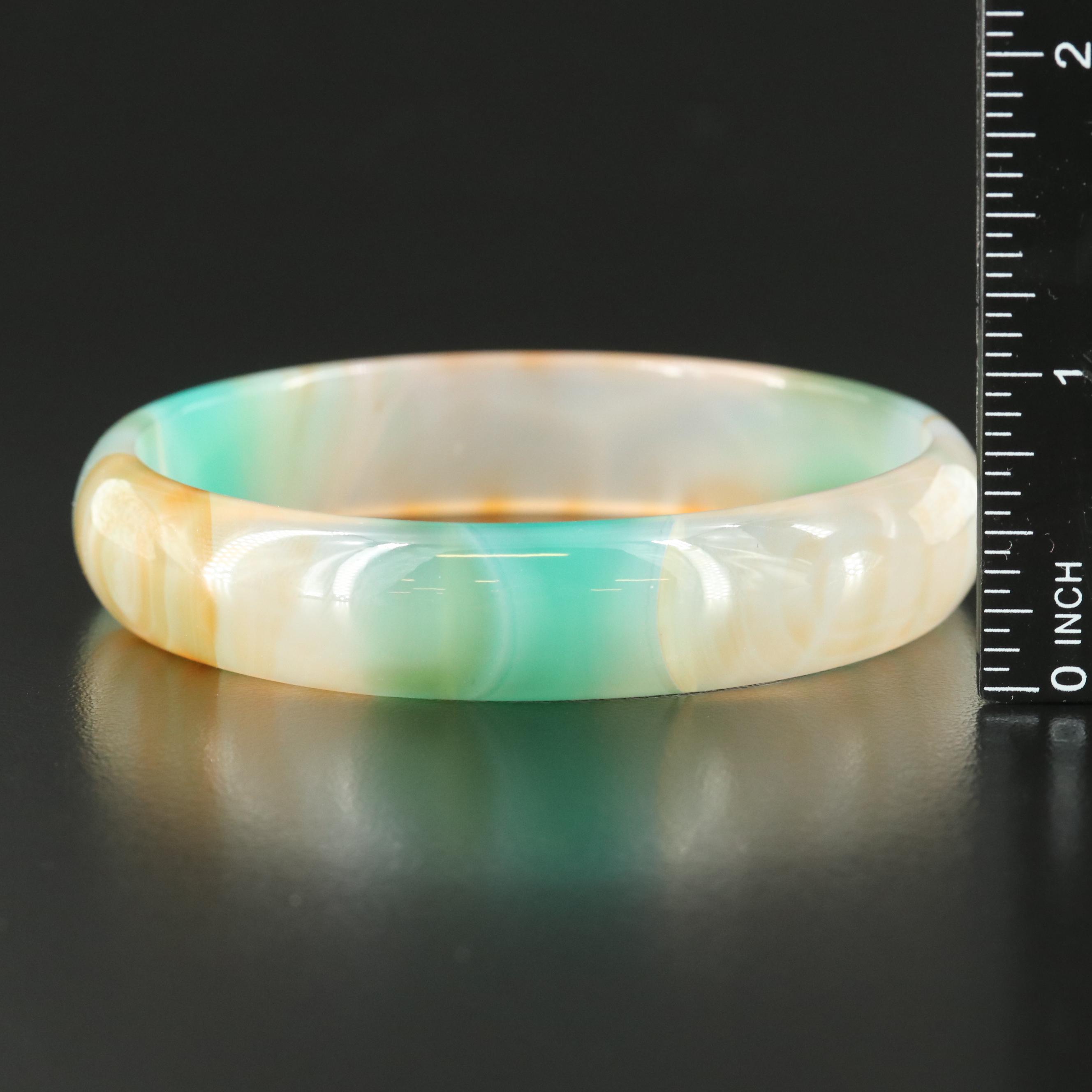 Agate Hololith Bangle
