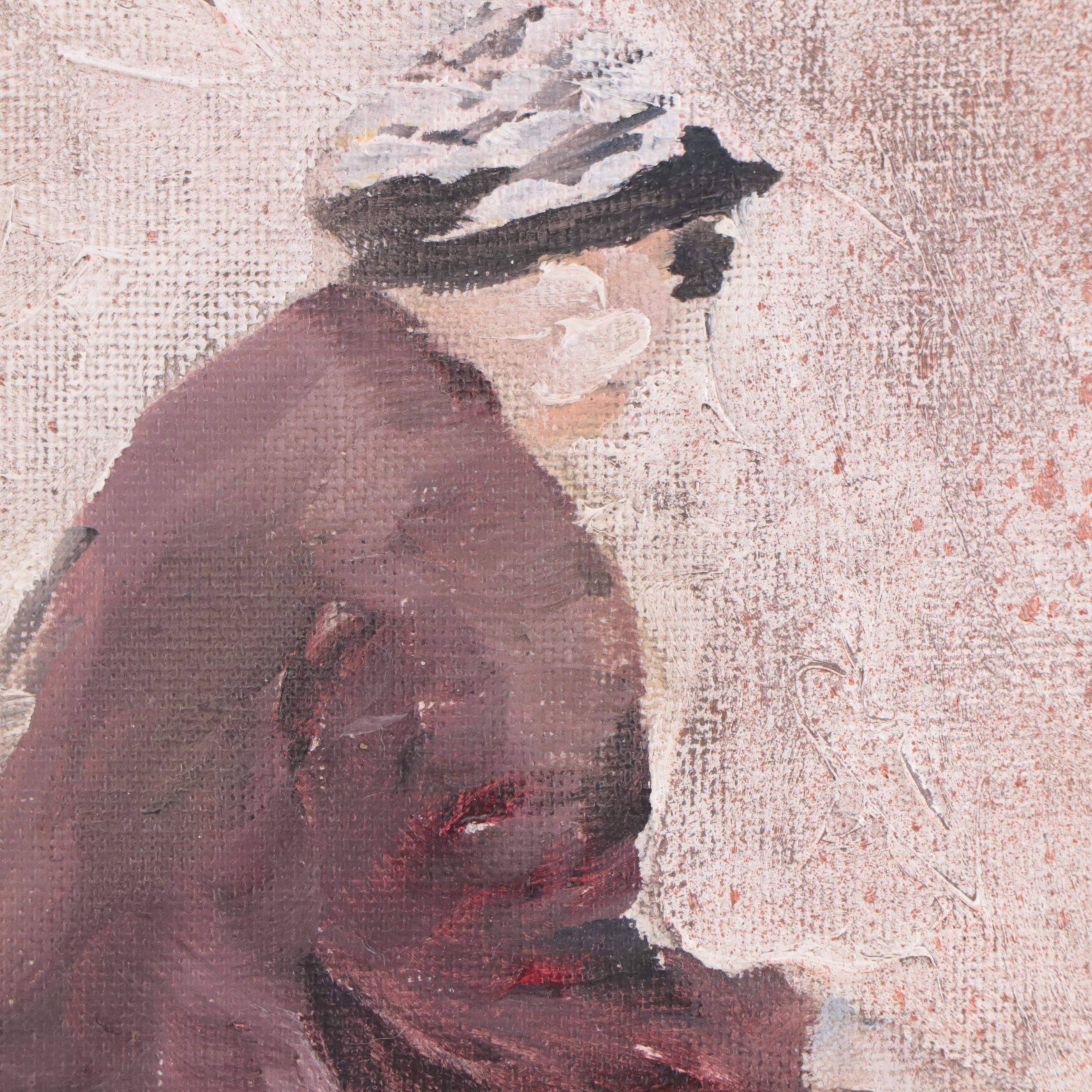 John Thompson Oil Painting "Banksy In Disguise," 2021