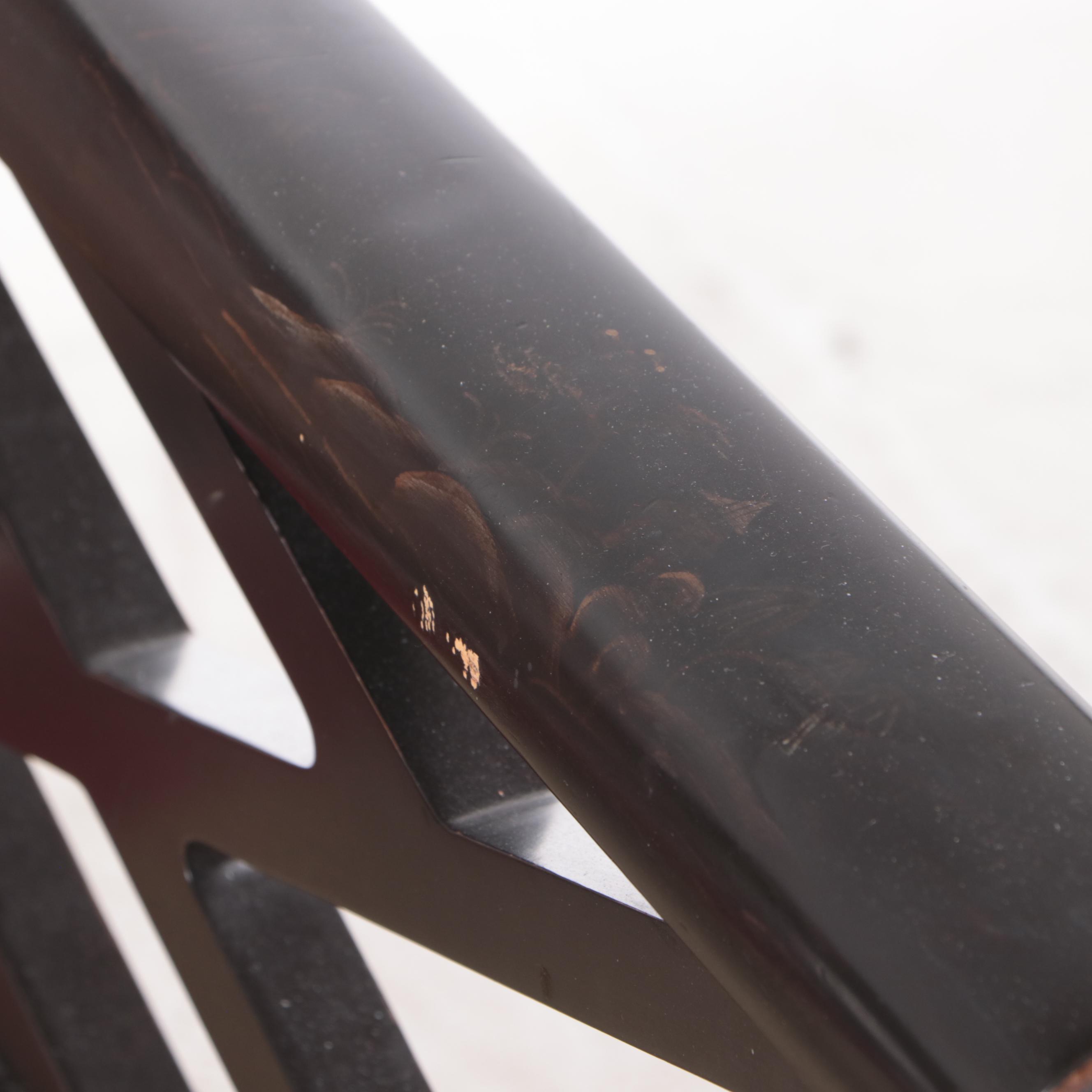 Milling Road div. of Baker Ebonized, Parcel-Gilt, and Chinoiserie Armchair