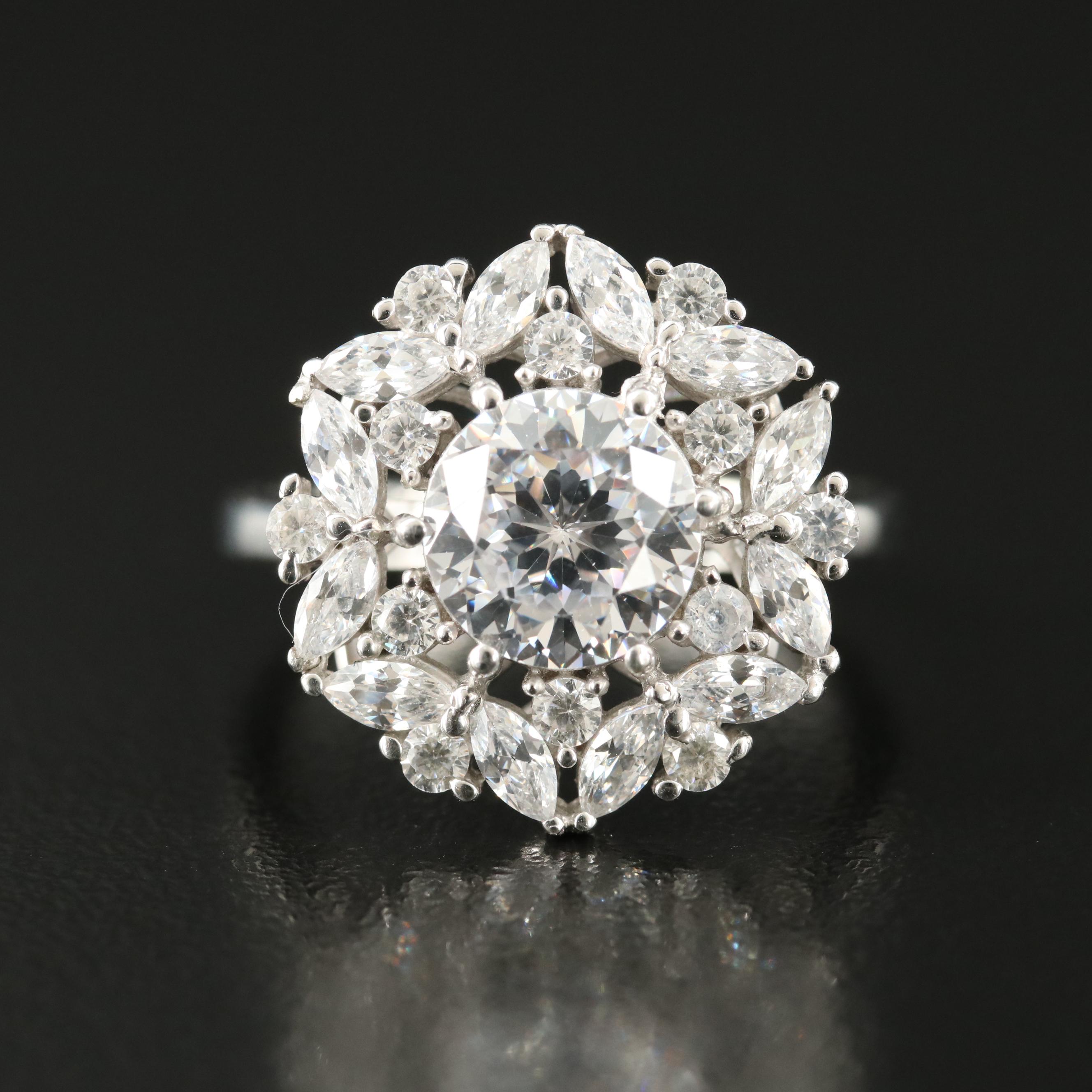 Sterling Cubic Zirconia Ring