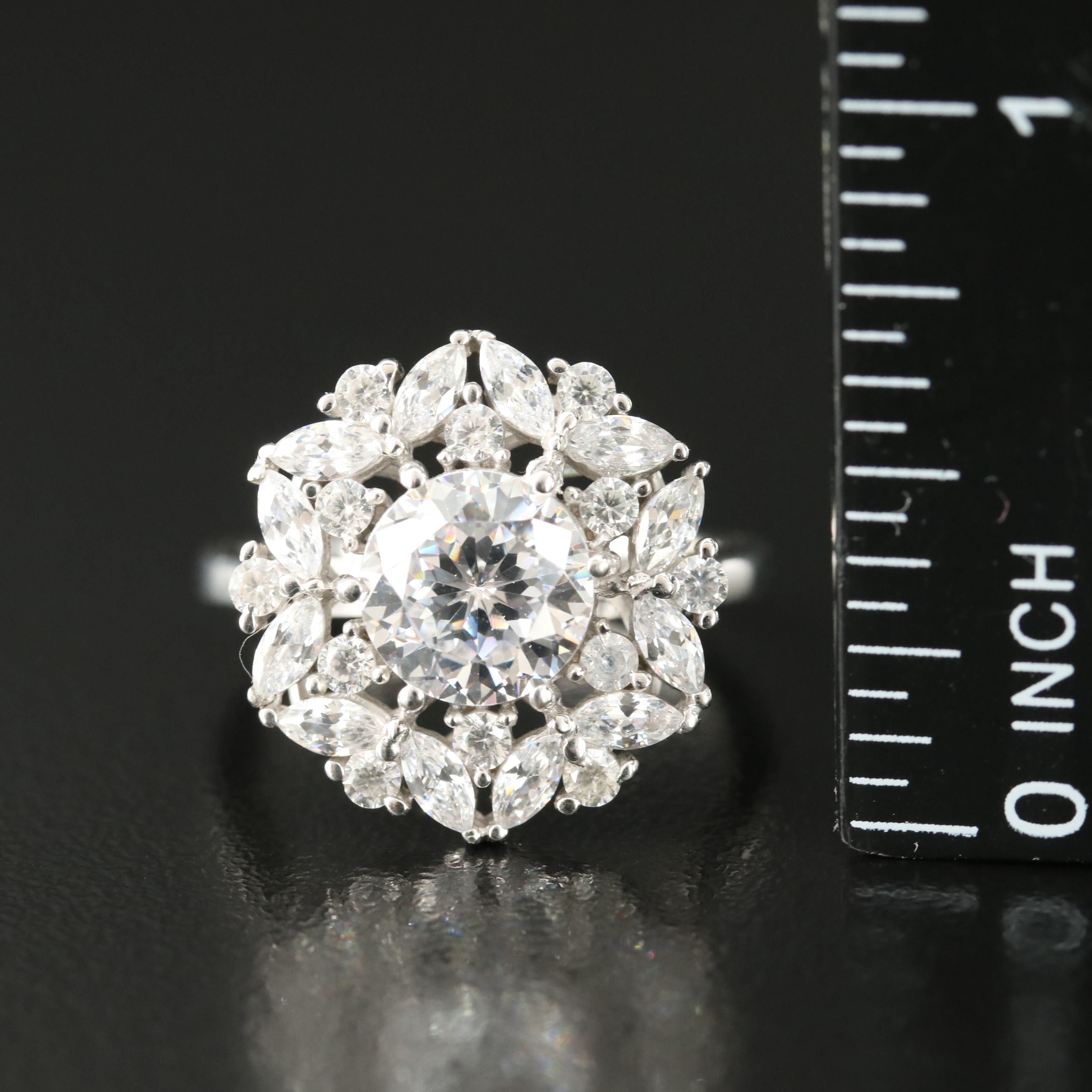 Sterling Cubic Zirconia Ring