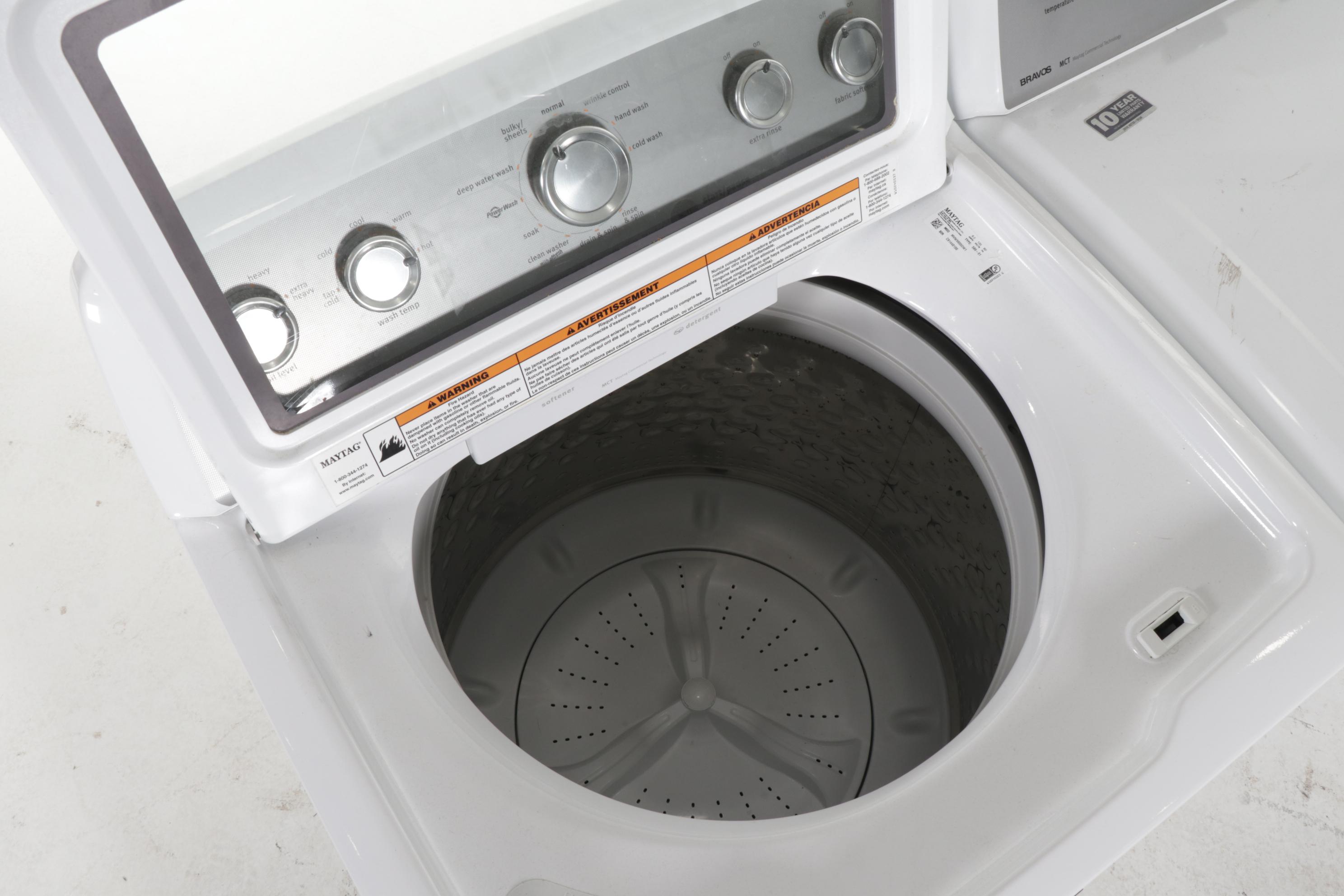 Maytag "Bravos" 4.3 Cu. Ft. Washer and 7.0 Cu. Ft. Dryer Set