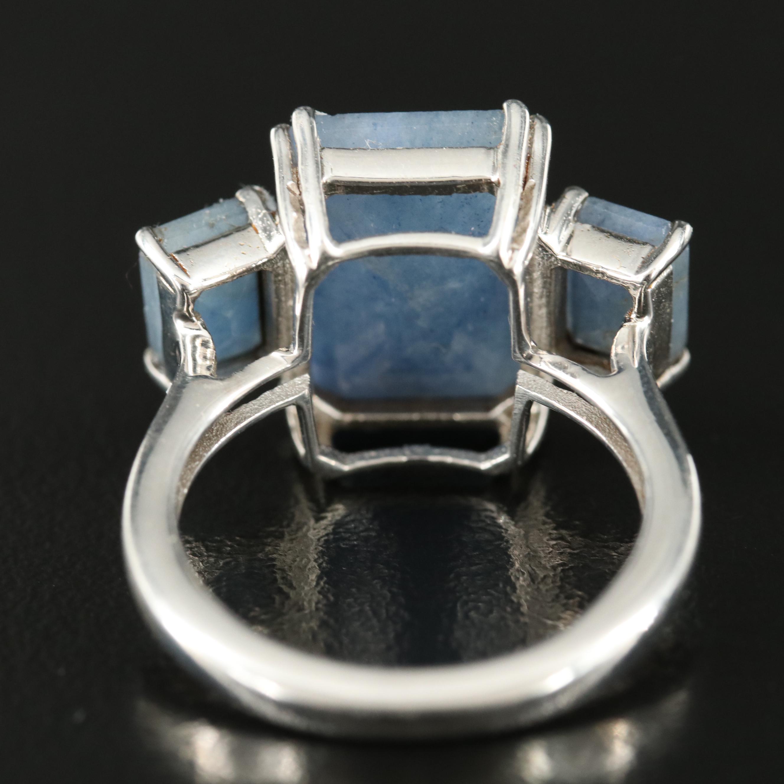 Sterling Beryl Ring