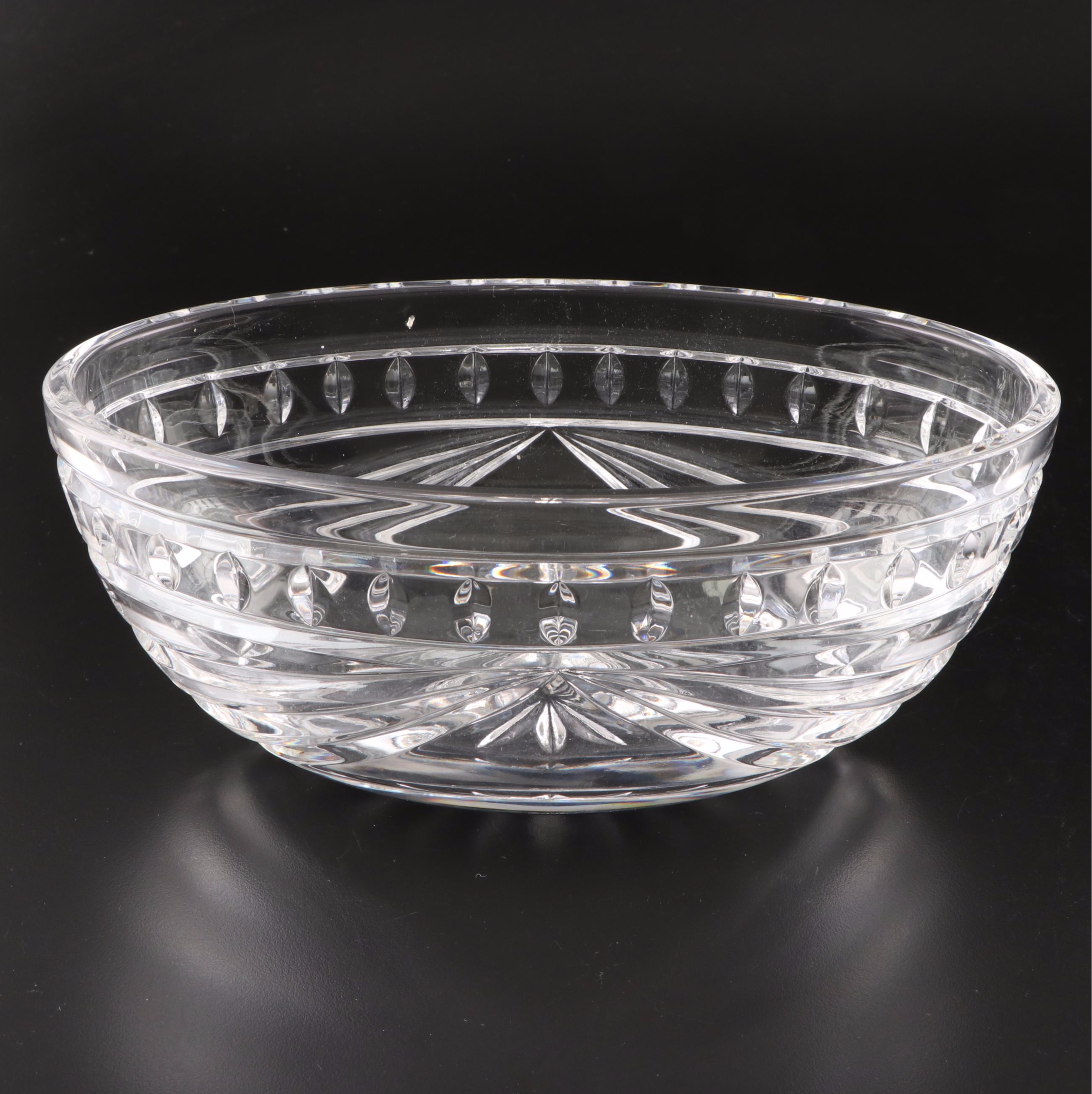 Waterford "Lismore" Crystal Pitcher with Crystal Bowls