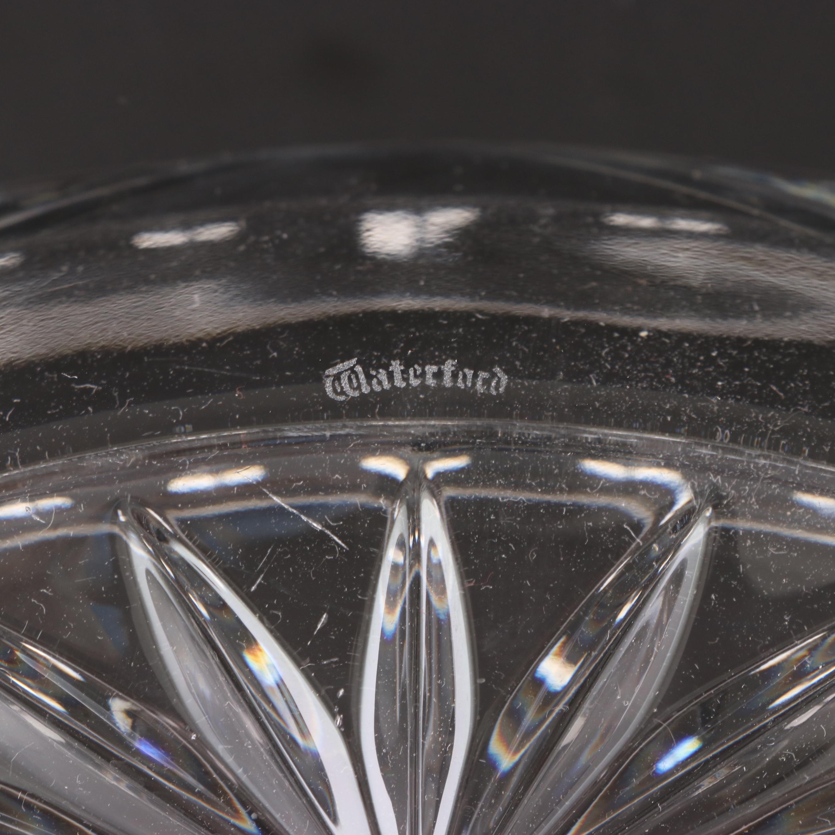 Waterford "Lismore" Crystal Pitcher with Crystal Bowls