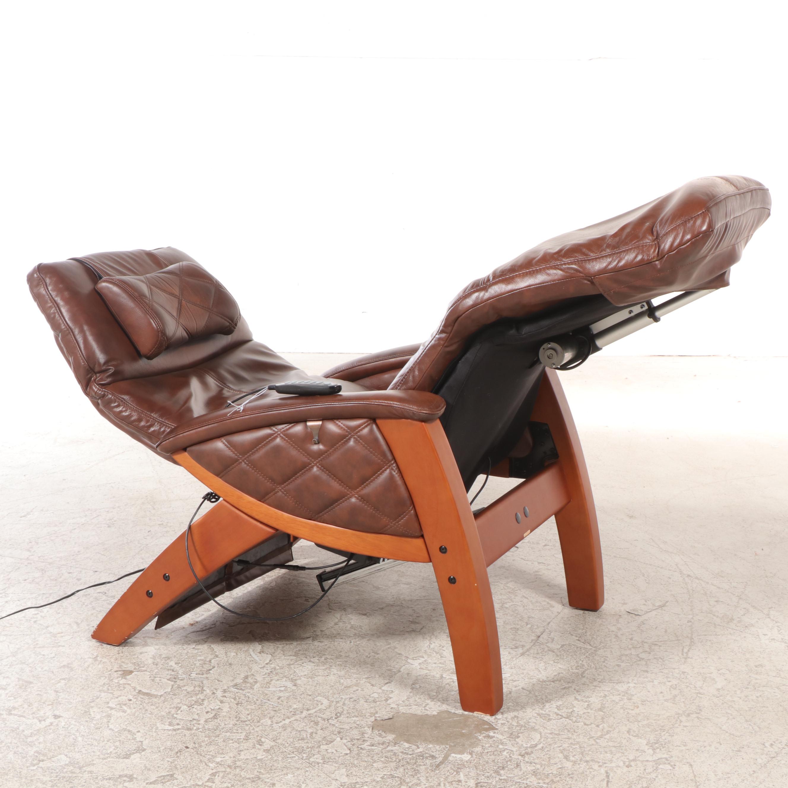 Faux Leather Upholstered Contemporary Power Recliner