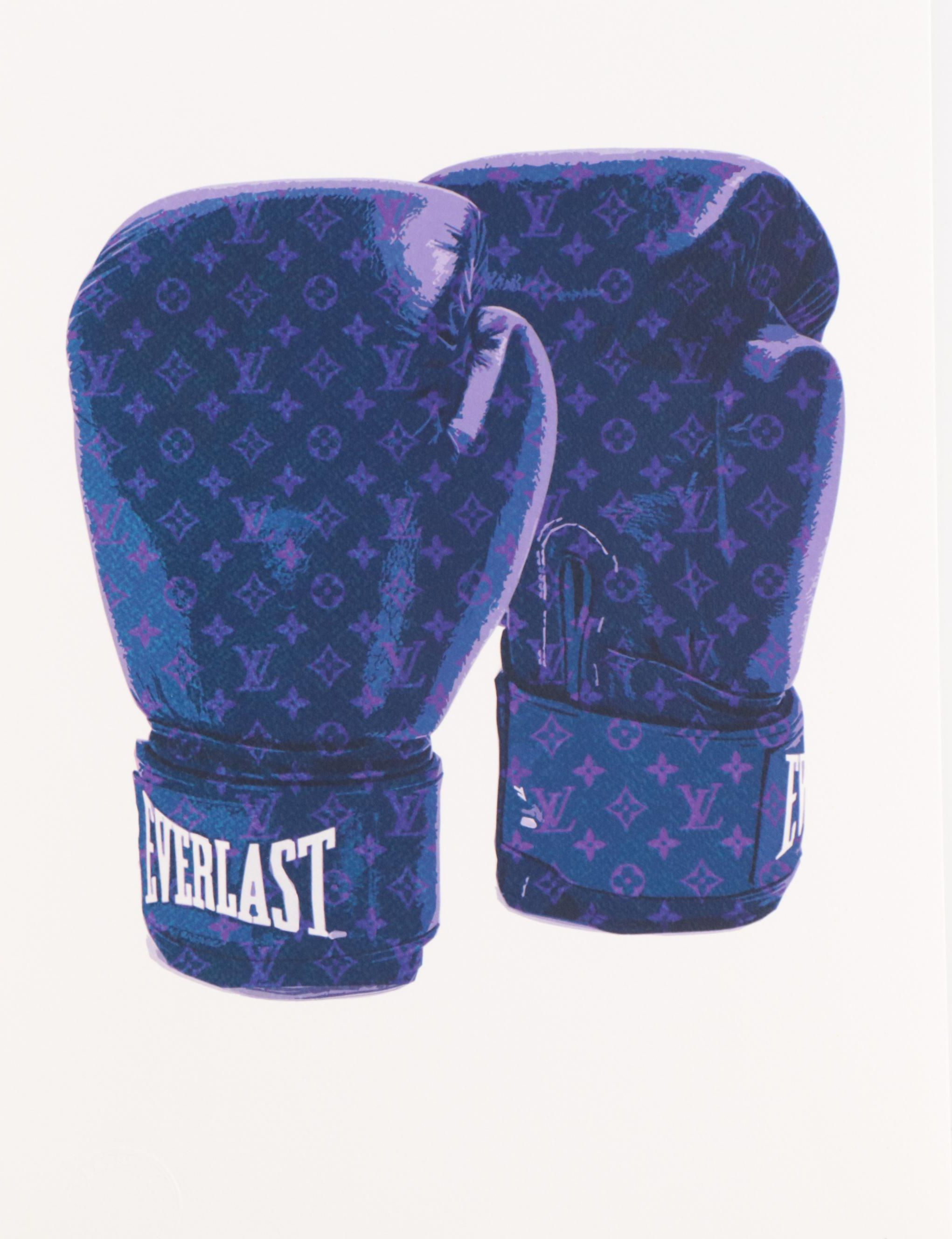 Death NYC Pop Art Graphic Print of Louis Vuitton Boxing Gloves, 2019