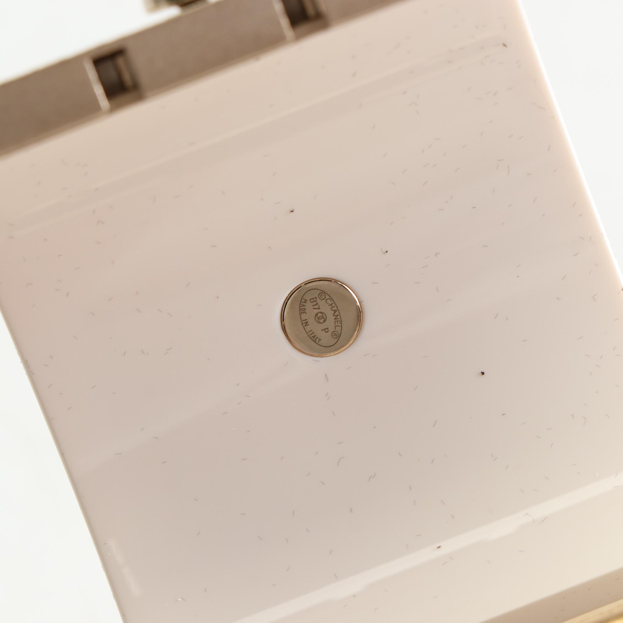 Chanel Enameled and Faux Pearl Cross Cuff