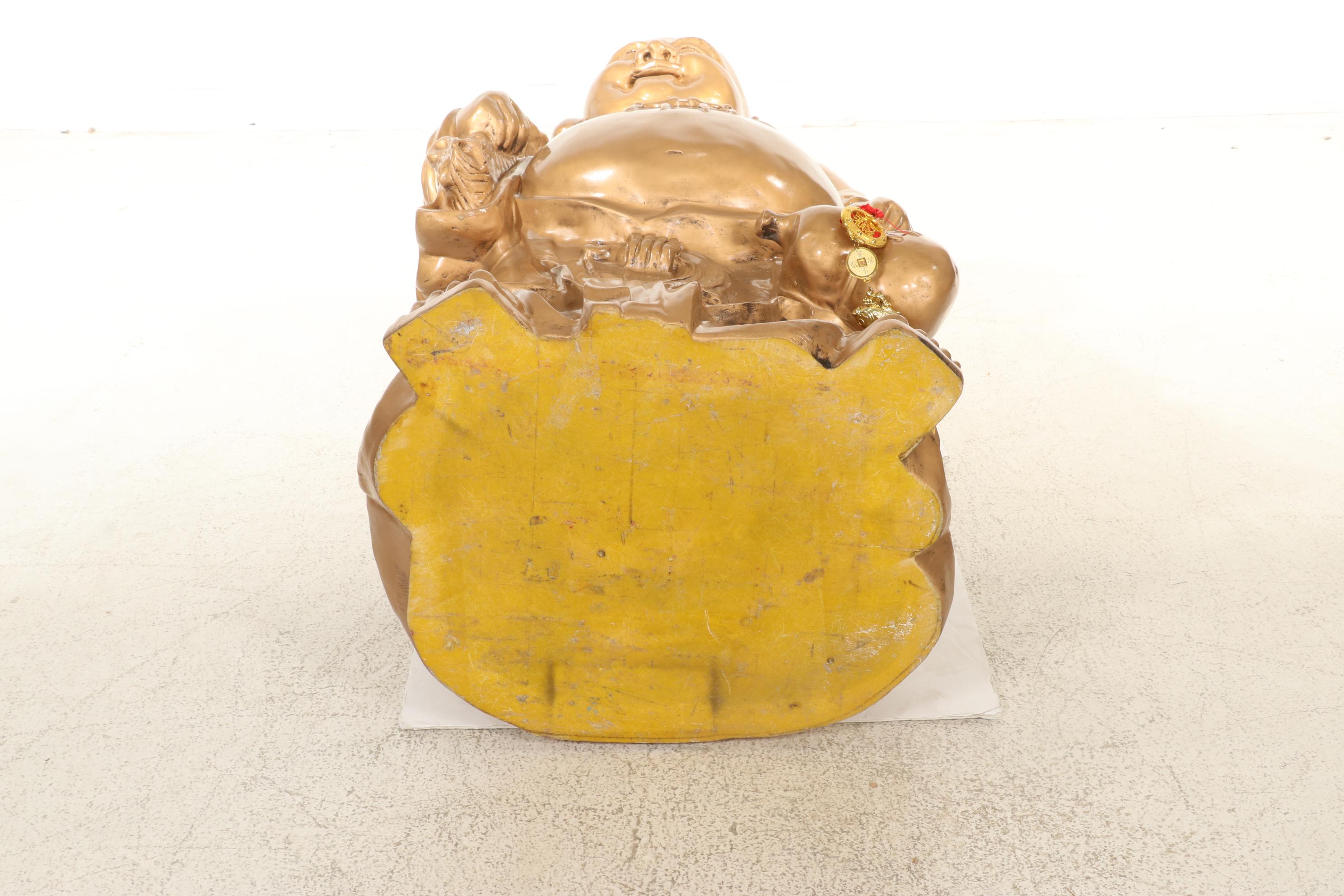 Large-Scale Fiberglass Sculpture of Budai