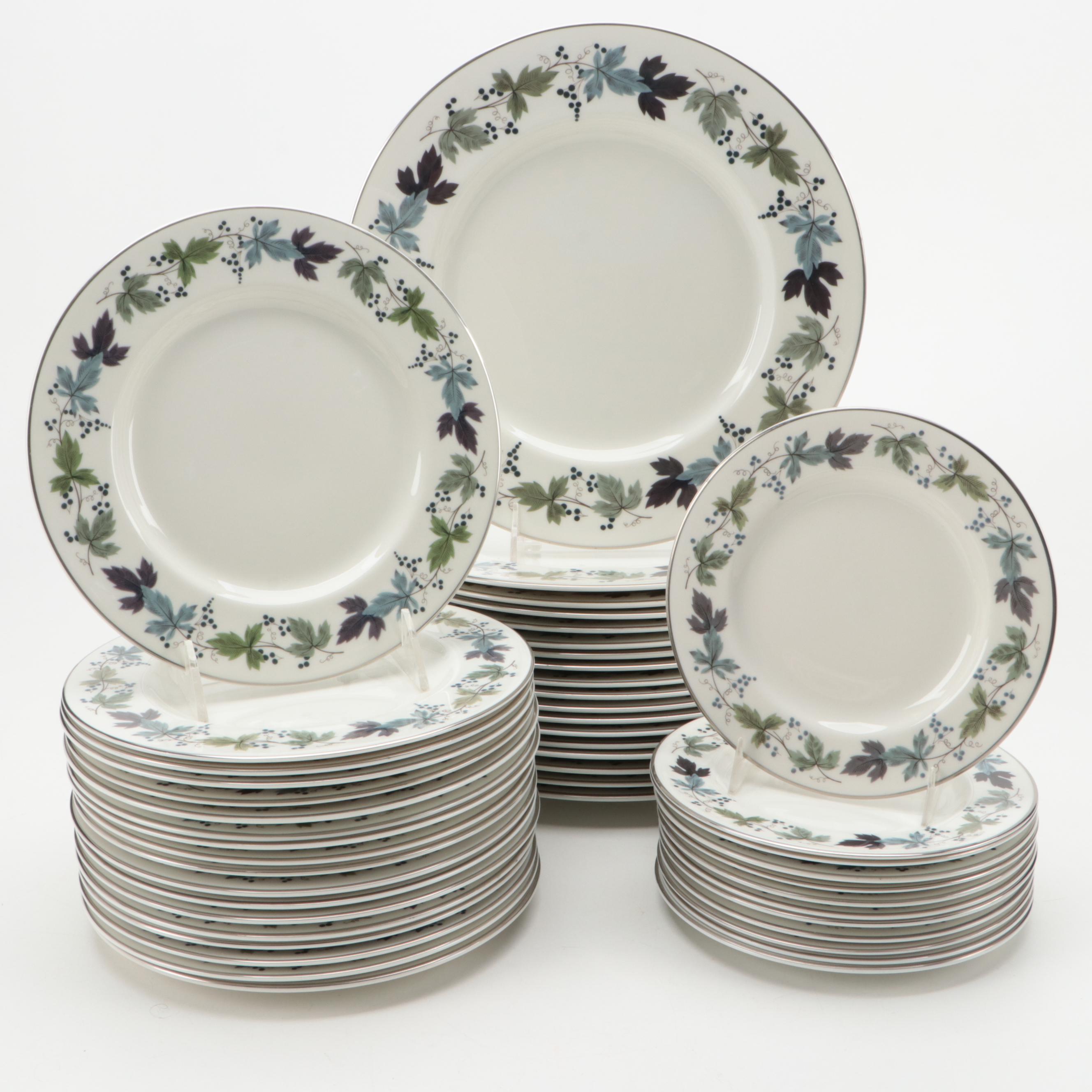 Royal Doulton "Burgundy" Porcelain Dinnerware