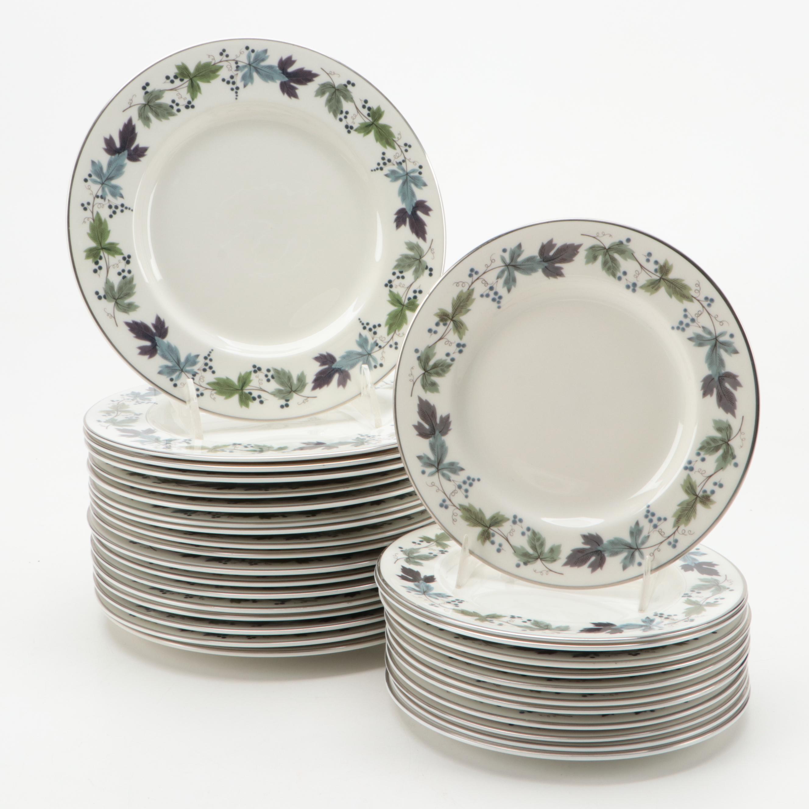 Royal Doulton "Burgundy" Porcelain Dinnerware