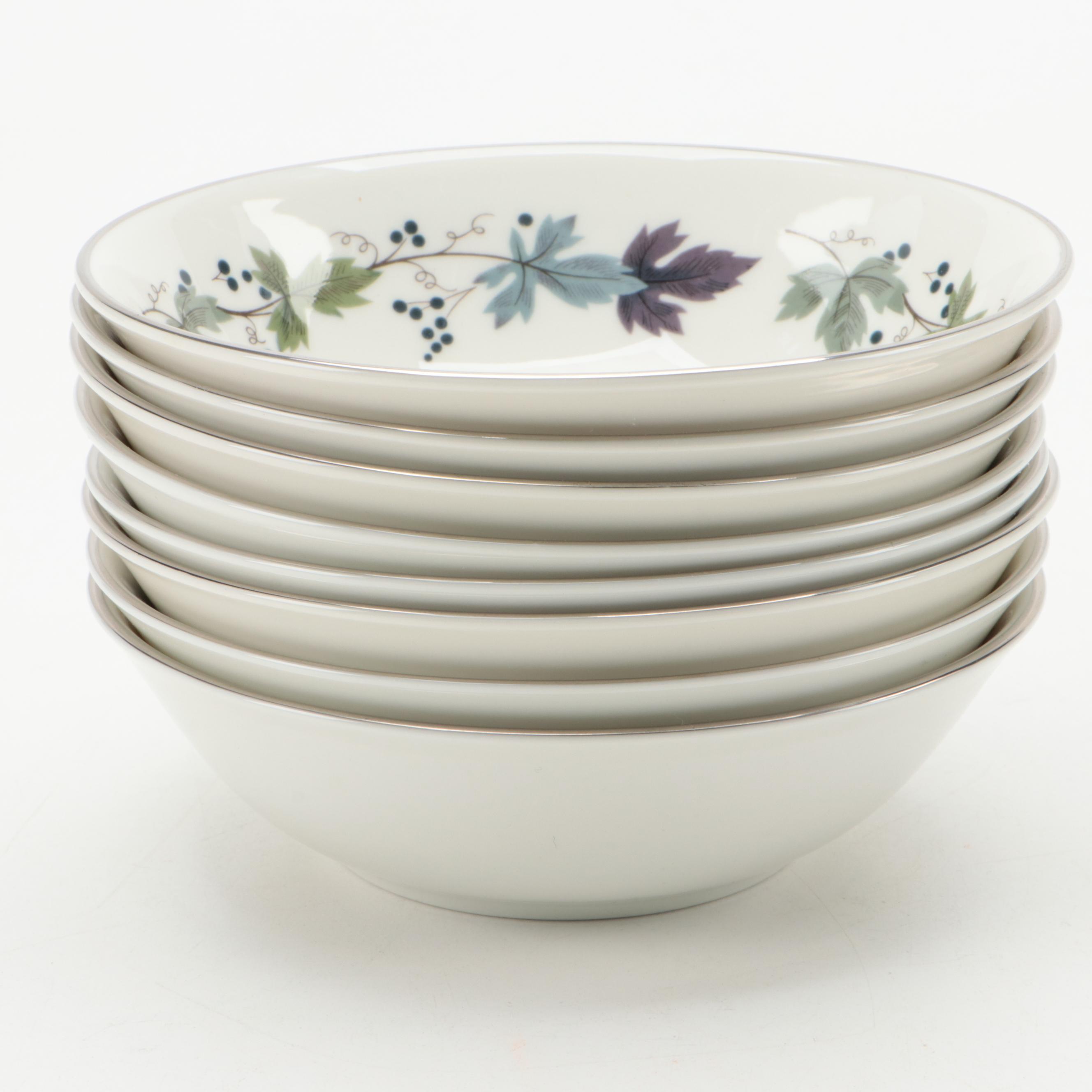 Royal Doulton "Burgundy" Porcelain Dinnerware