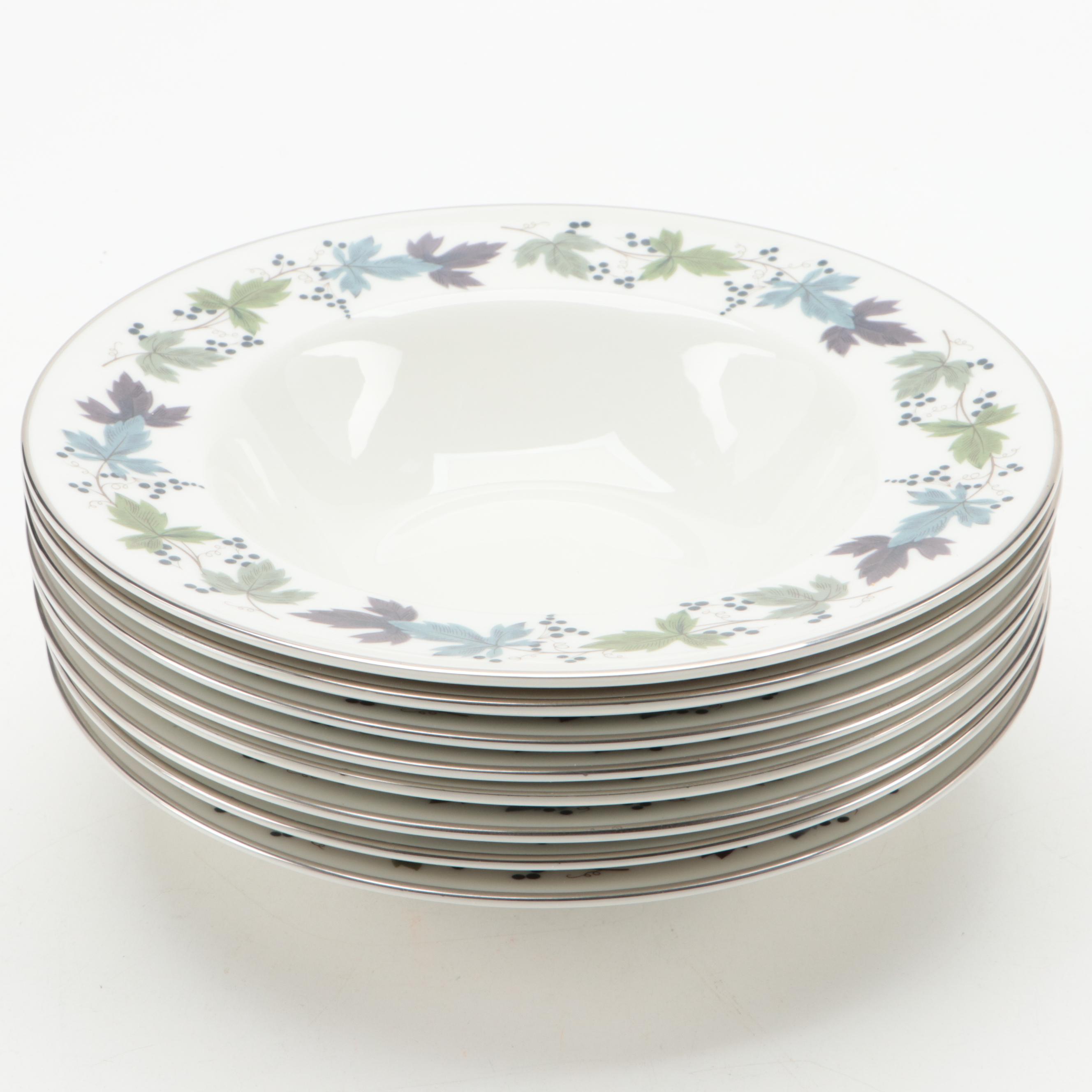 Royal Doulton "Burgundy" Porcelain Dinnerware